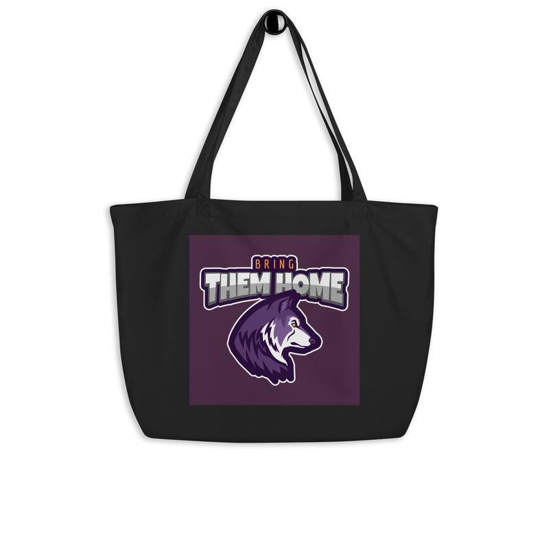 Bring Them Home | Animal Edition | Large Organic Tote Bag