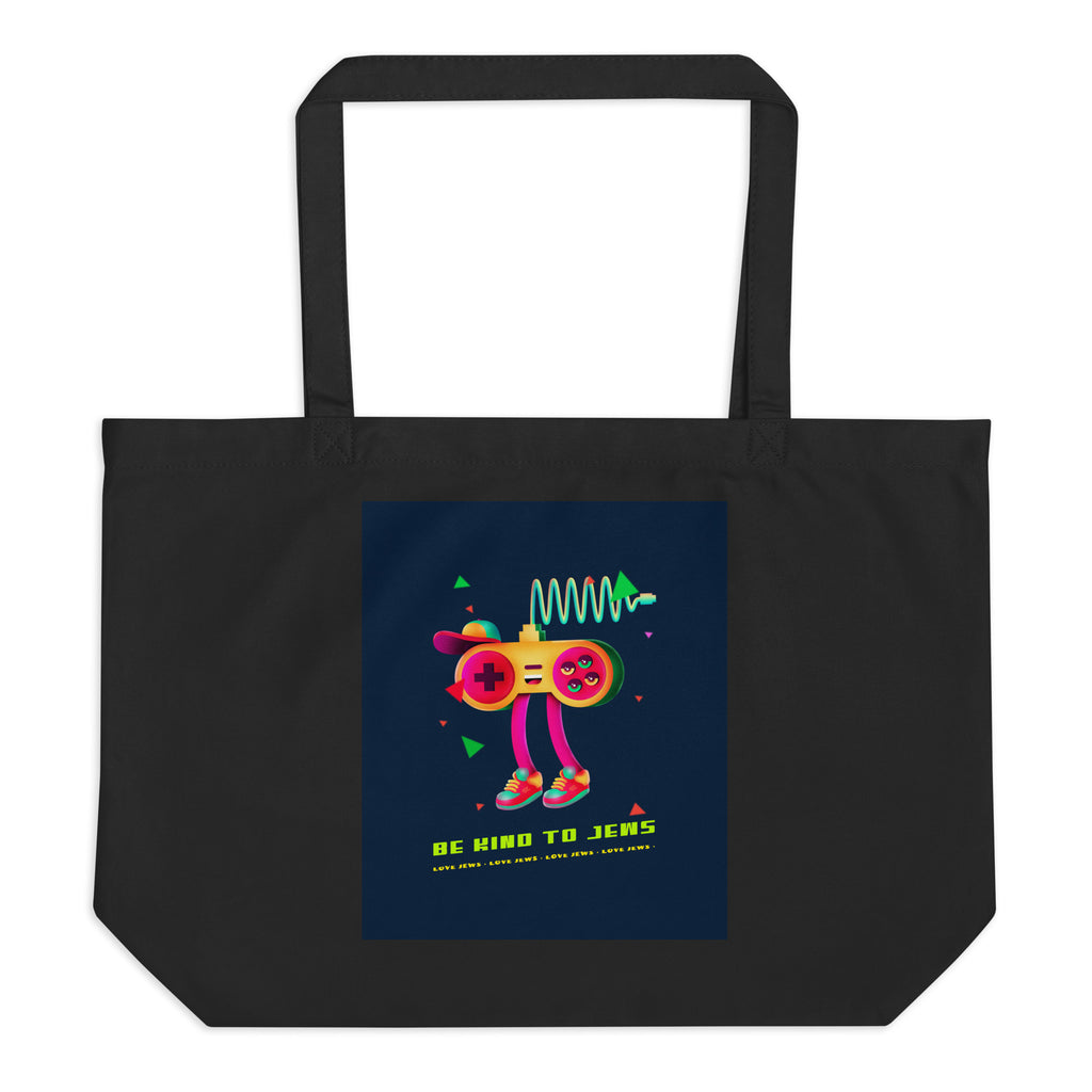 All In For Jews | Large Organic Tote Bag Jouparty