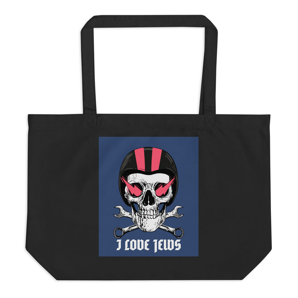 All In For Jews | Large Organic Tote Bag Jouparty
