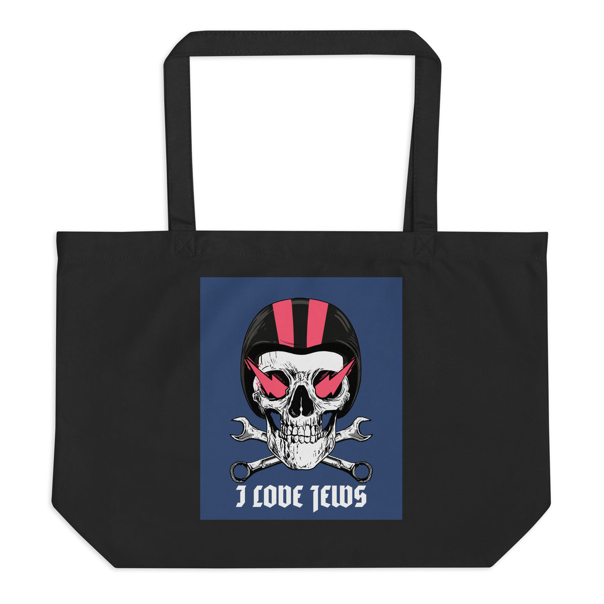 All In For Jews | Large Organic Tote Bag Jouparty