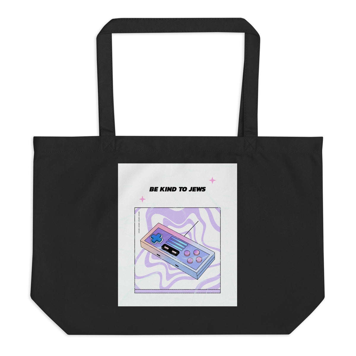 All In For Jews | Large Organic Tote Bag Jouparty