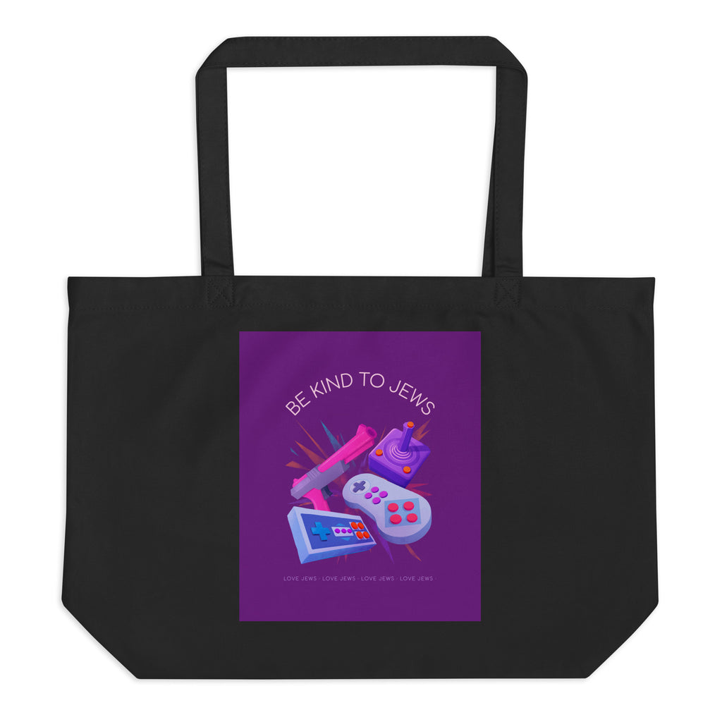 All In For Jews | Large Organic Tote Bag Jouparty