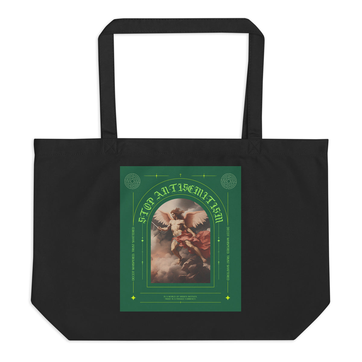 All In For Jews | Large Organic Tote Bag Jouparty