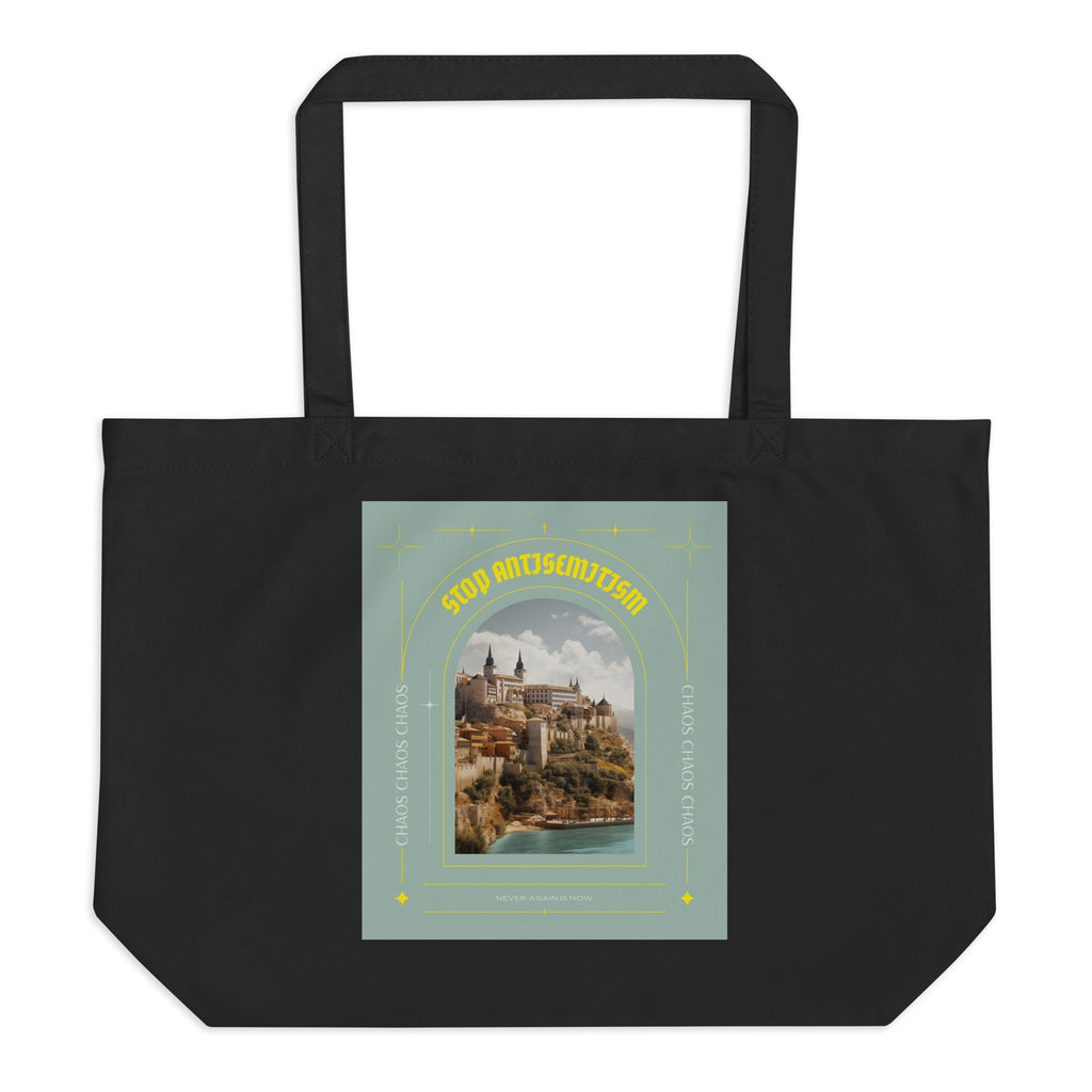 All In For Jews | Large Organic Tote Bag Jouparty