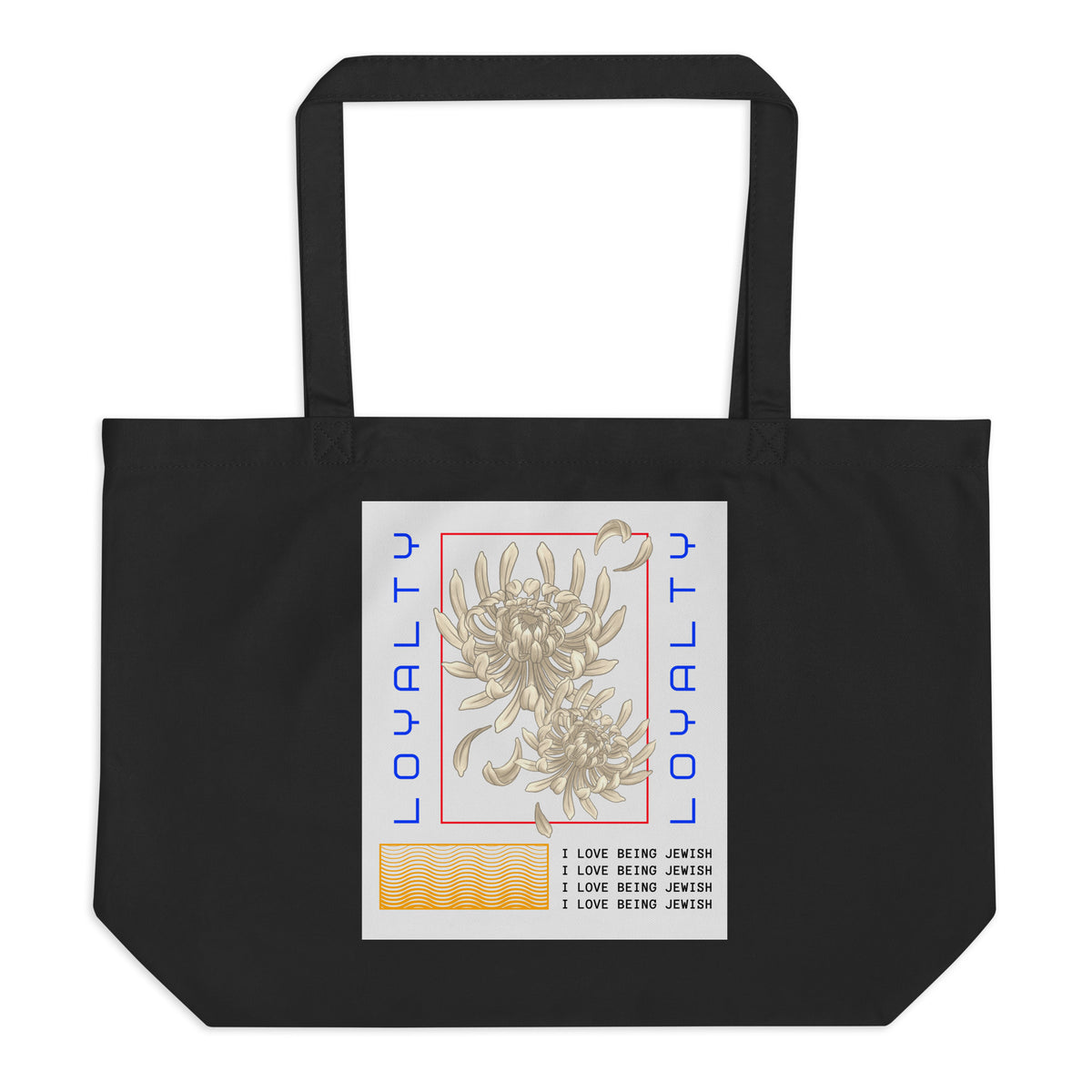 All In For Jews | Large Organic Tote Bag Jouparty