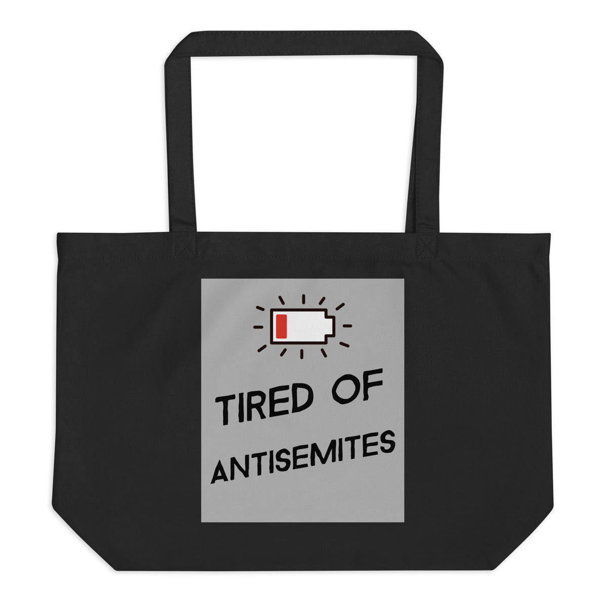 All In For Jews | Large Organic Tote Bag Jouparty