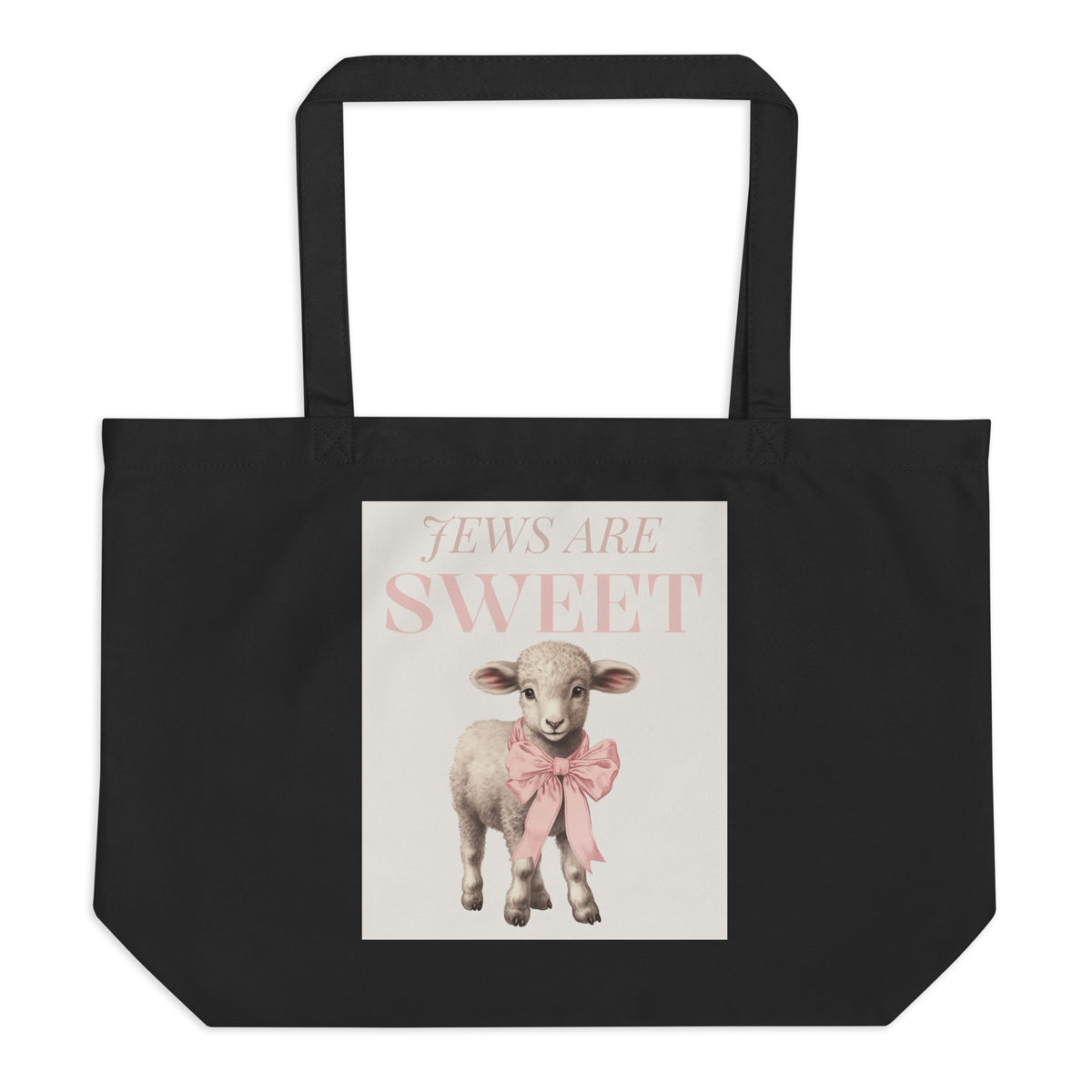 All In For Jews | Large Organic Tote Bag Jouparty