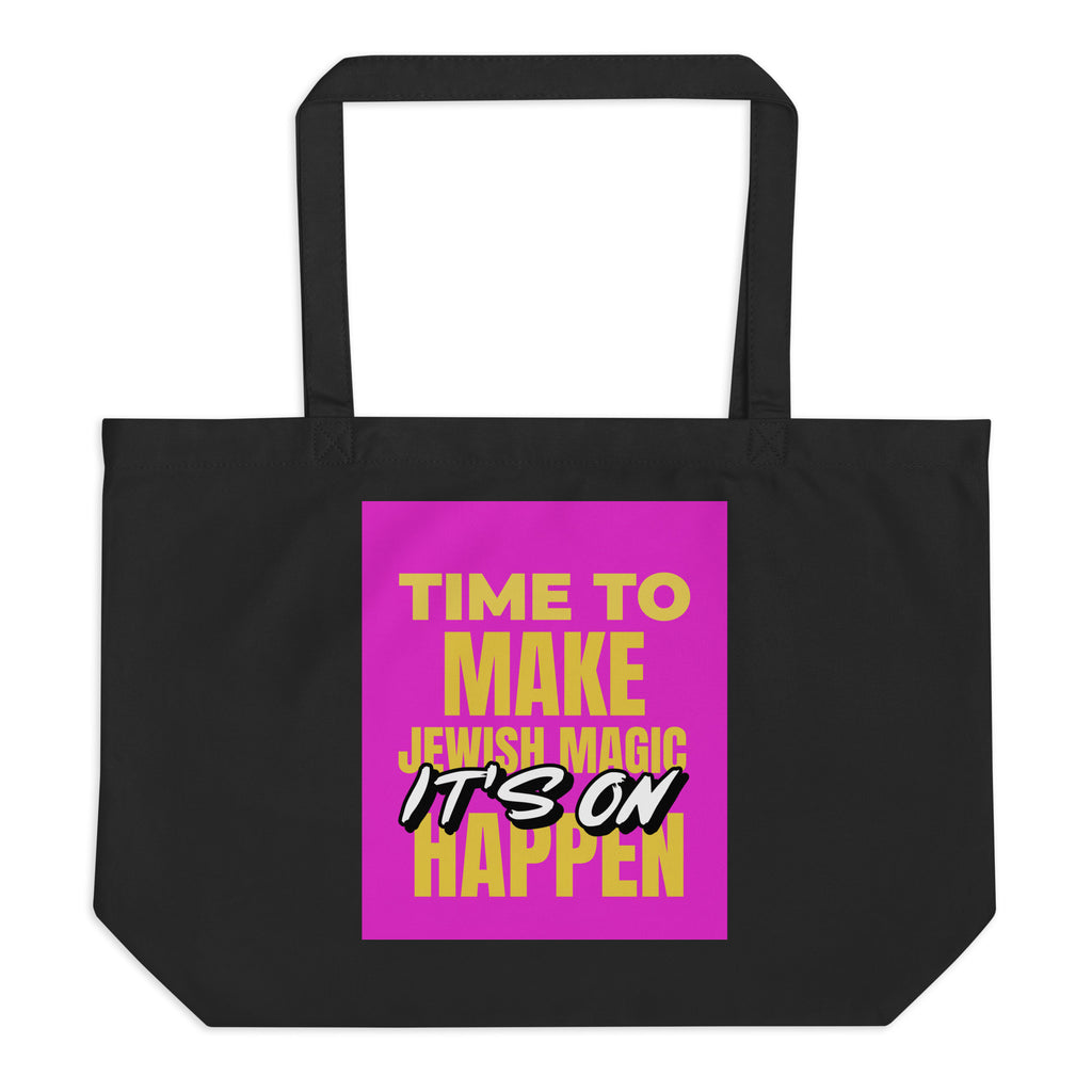 All In For Jews | Large Organic Tote Bag Jouparty