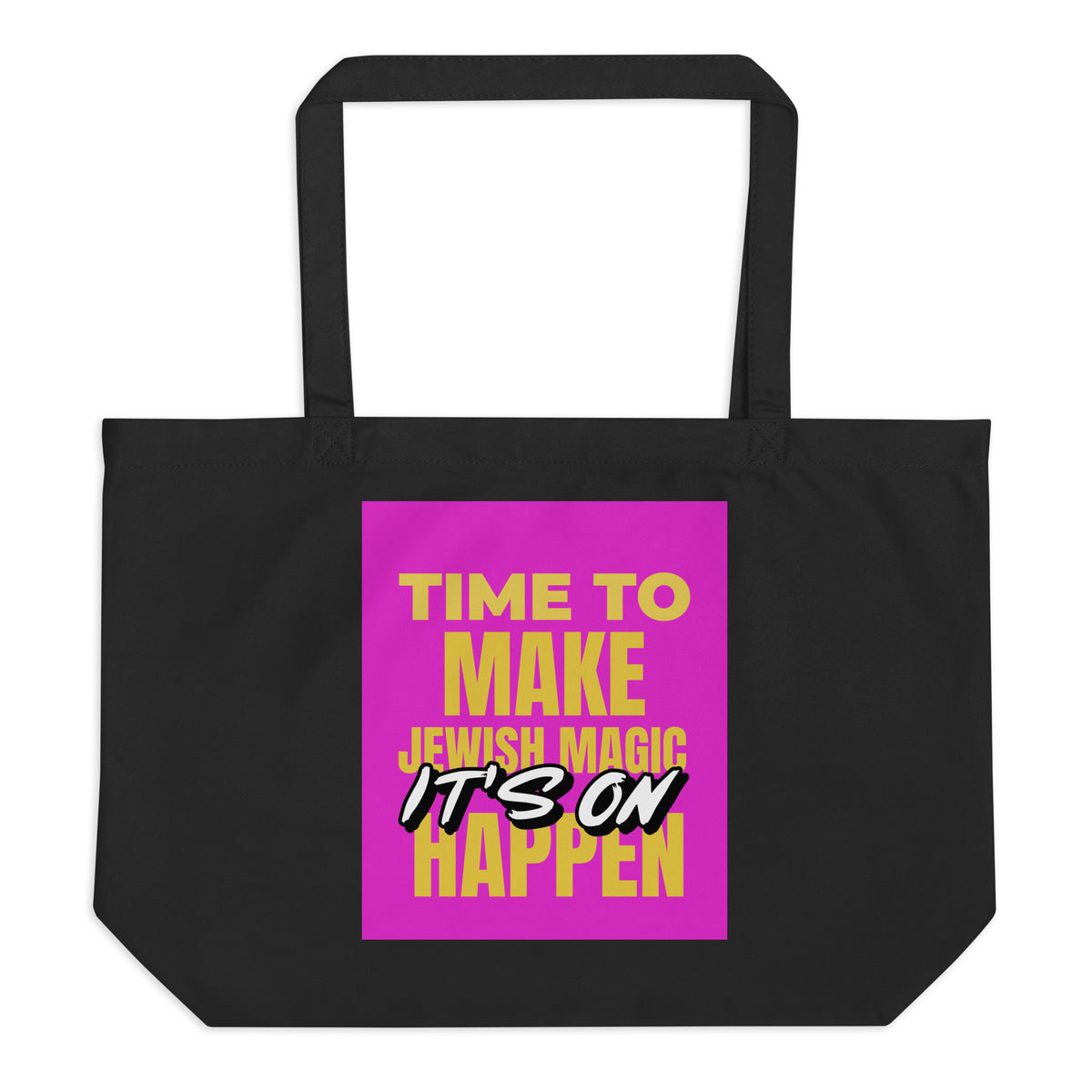 All In For Jews | Large Organic Tote Bag Jouparty