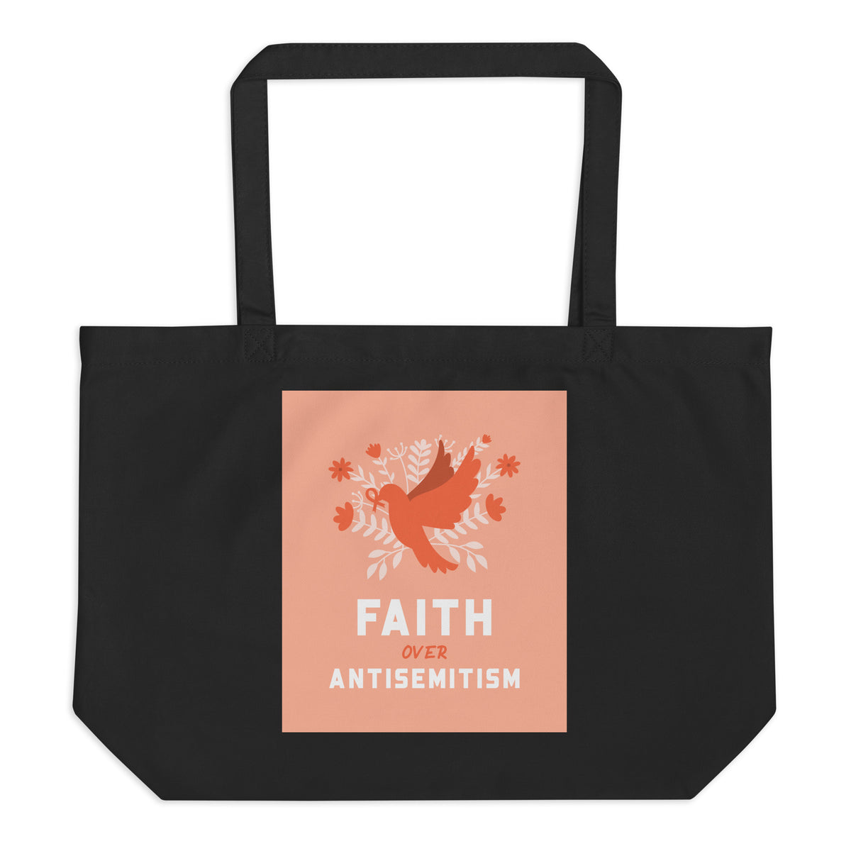 All In For Jews | Large Organic Tote Bag Jouparty