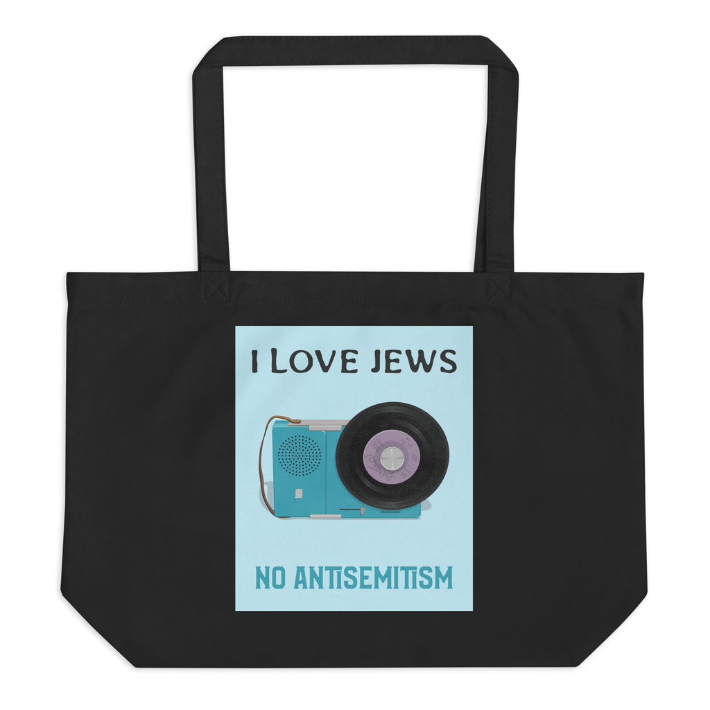 All In For Jews | Large Organic Tote Bag Jouparty