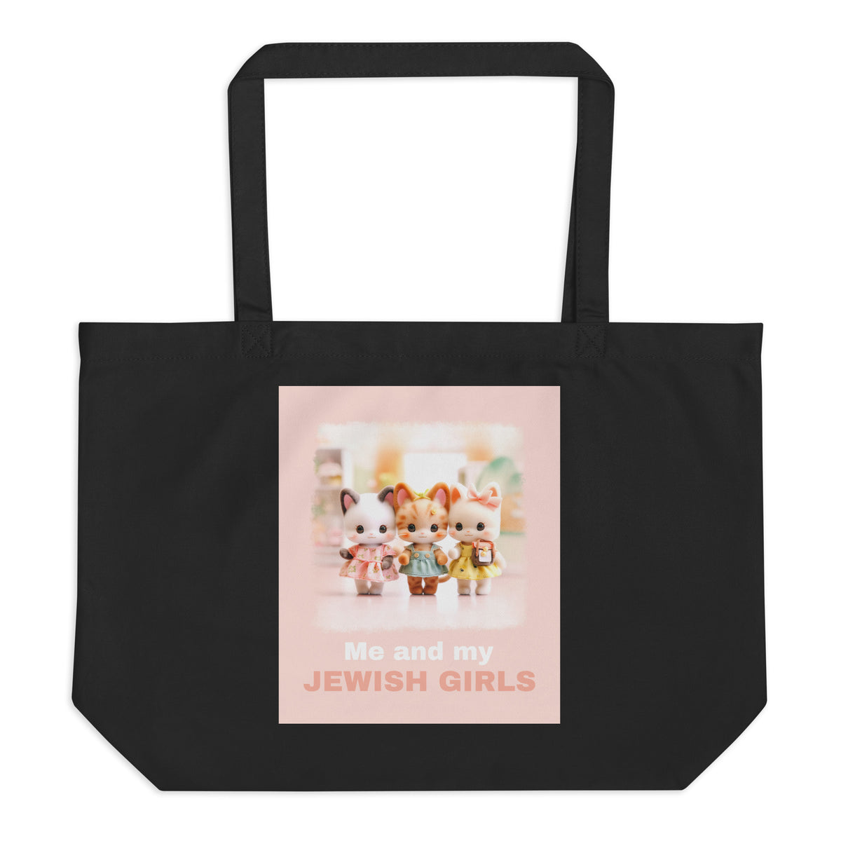 All In For Jews | Large Organic Tote Bag Jouparty