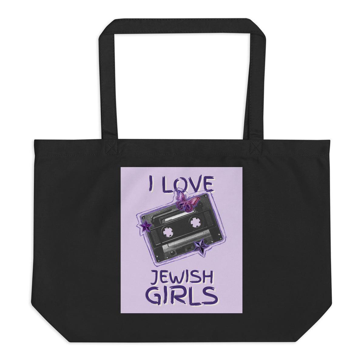 All In For Jews | Large Organic Tote Bag Jouparty