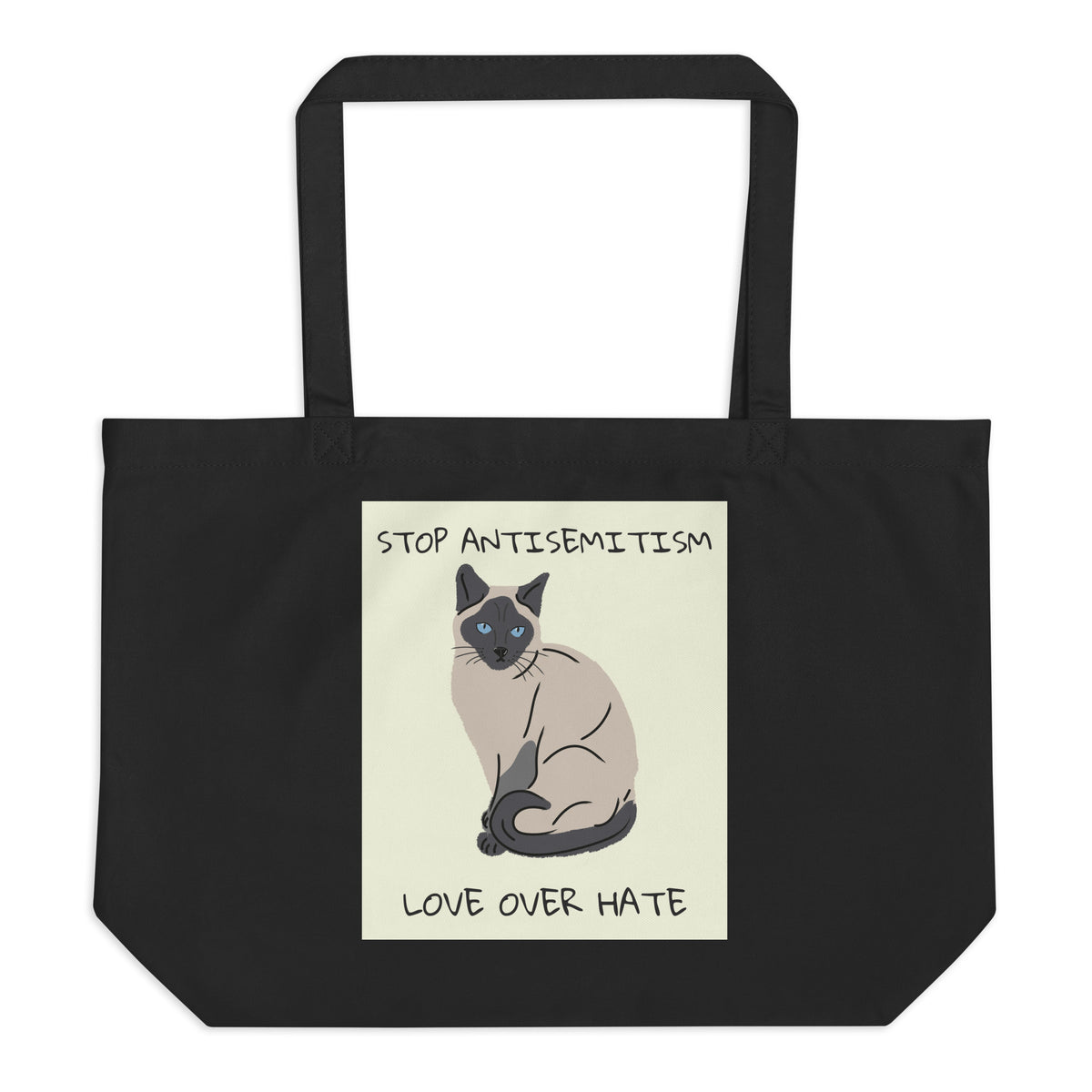 All In For Jews | Large Organic Tote Bag Jouparty