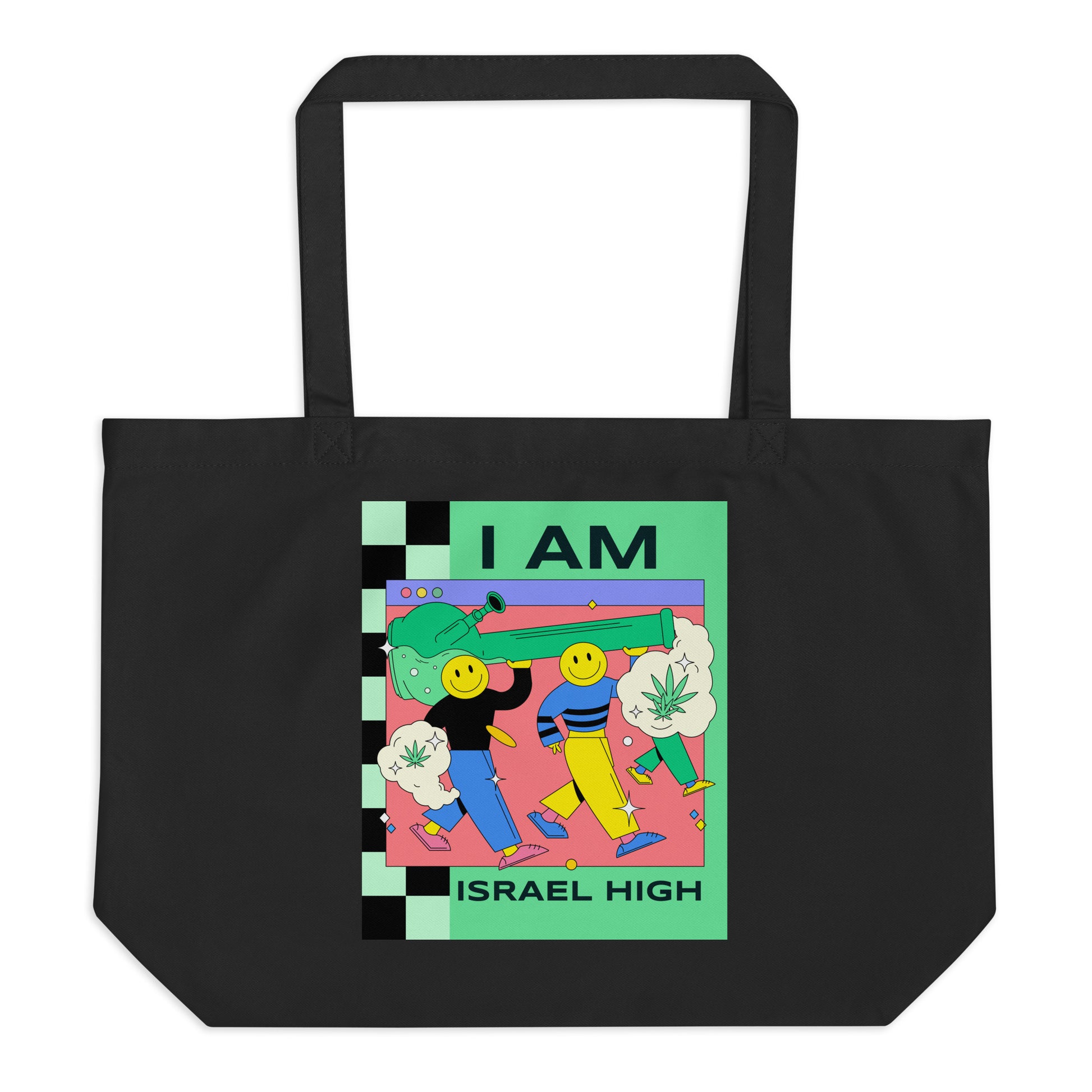 Am Israel High | Large Organic Tote Bag
