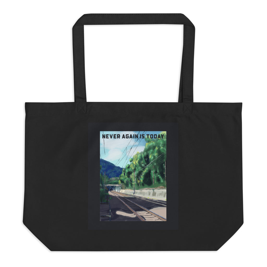 Nature & Sightseeing | Antisemitism | Large Organic Tote Bag Jouparty
