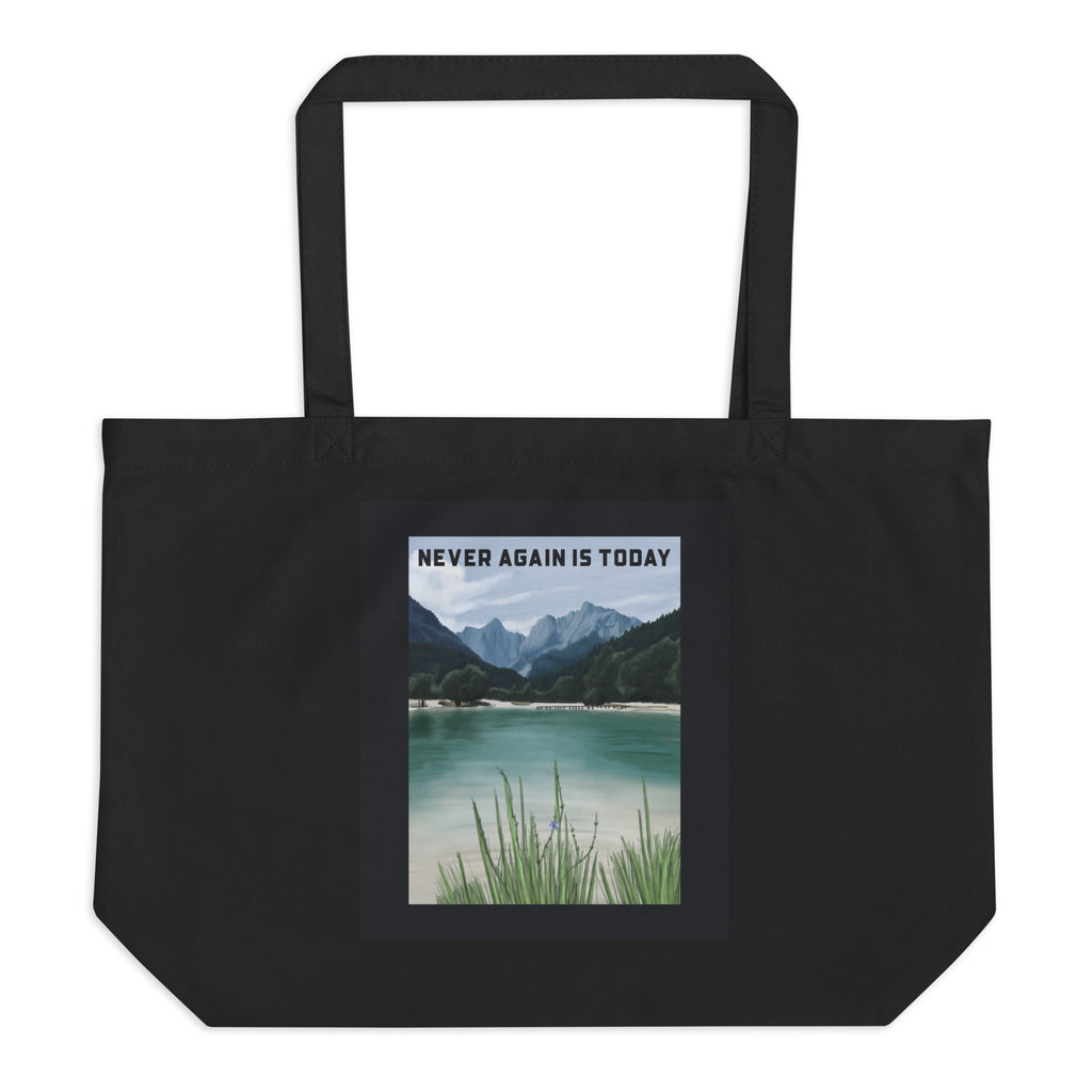Nature & Sightseeing | Antisemitism | Large Organic Tote Bag Jouparty