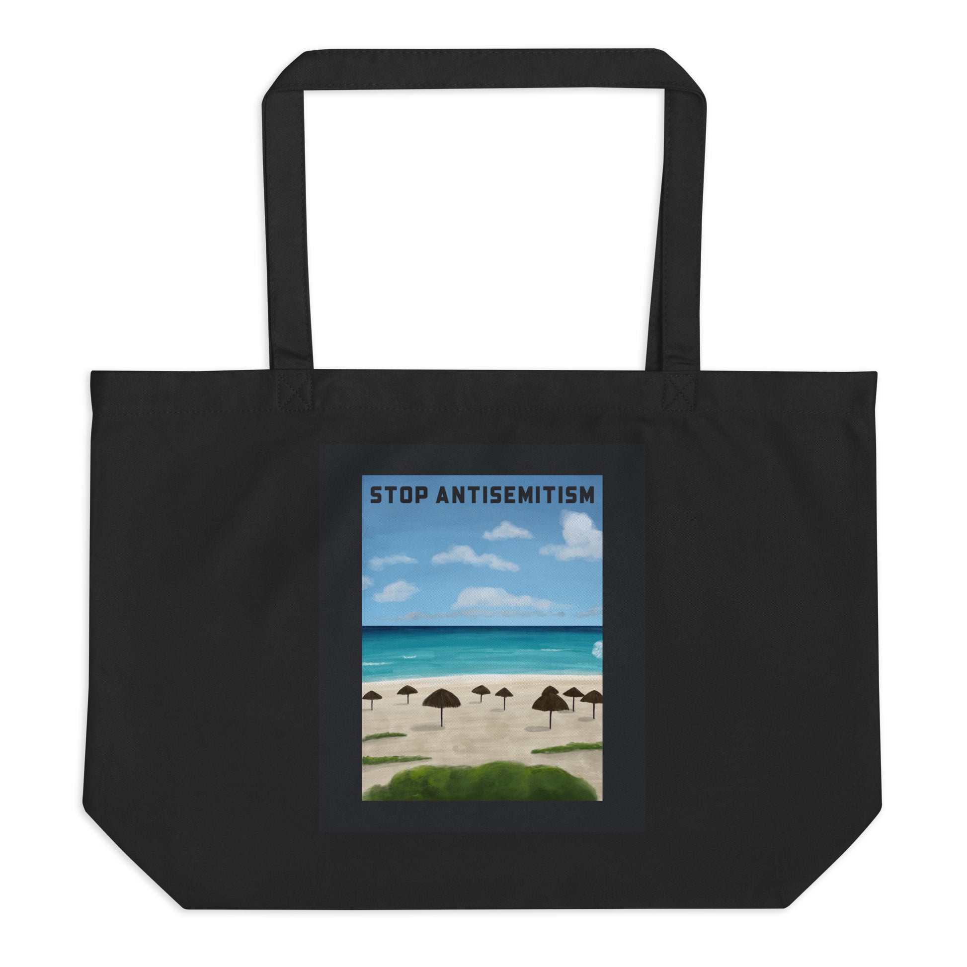 Nature & Sightseeing | Antisemitism | Large Organic Tote Bag