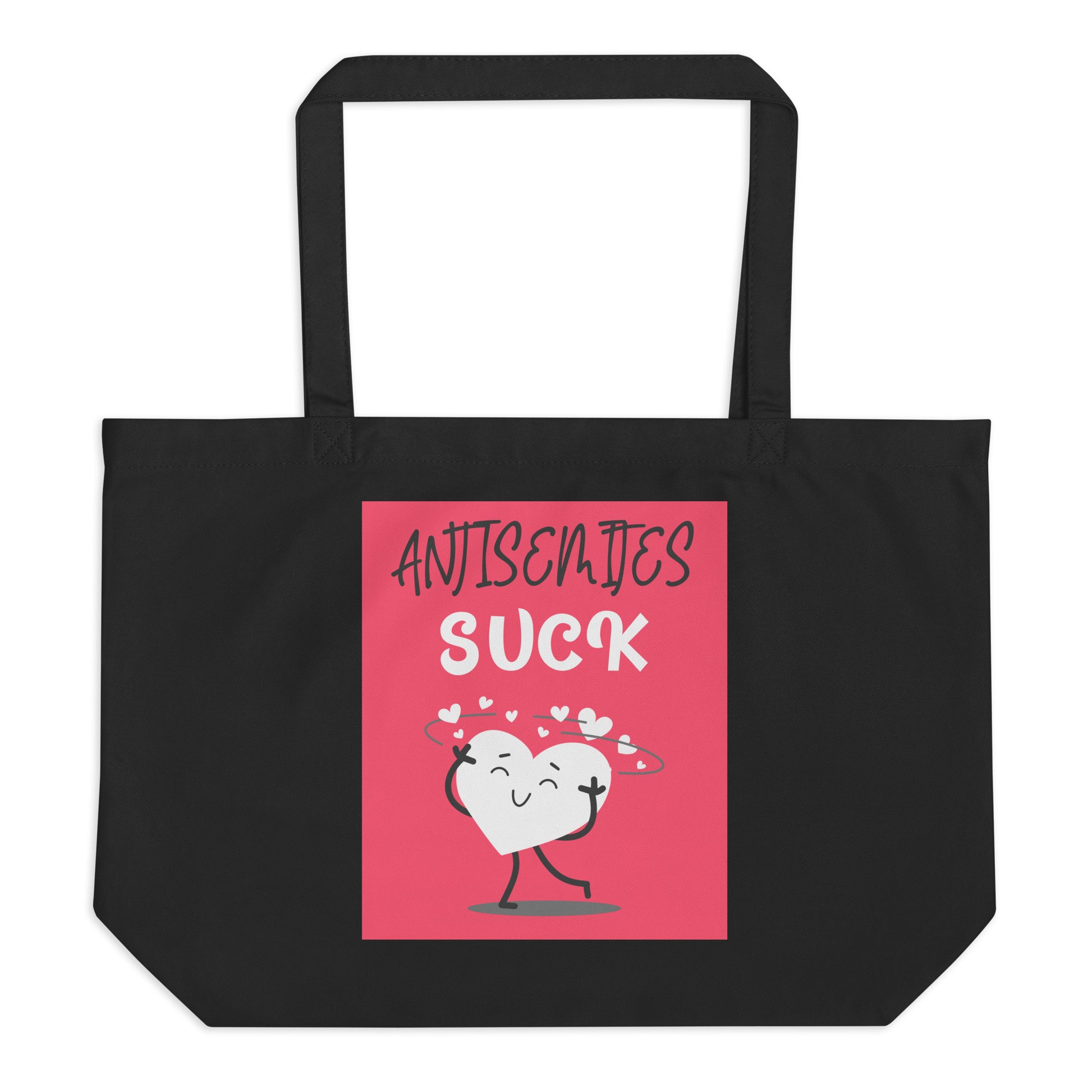 Antisemites Suck | Large Organic Tote Bag