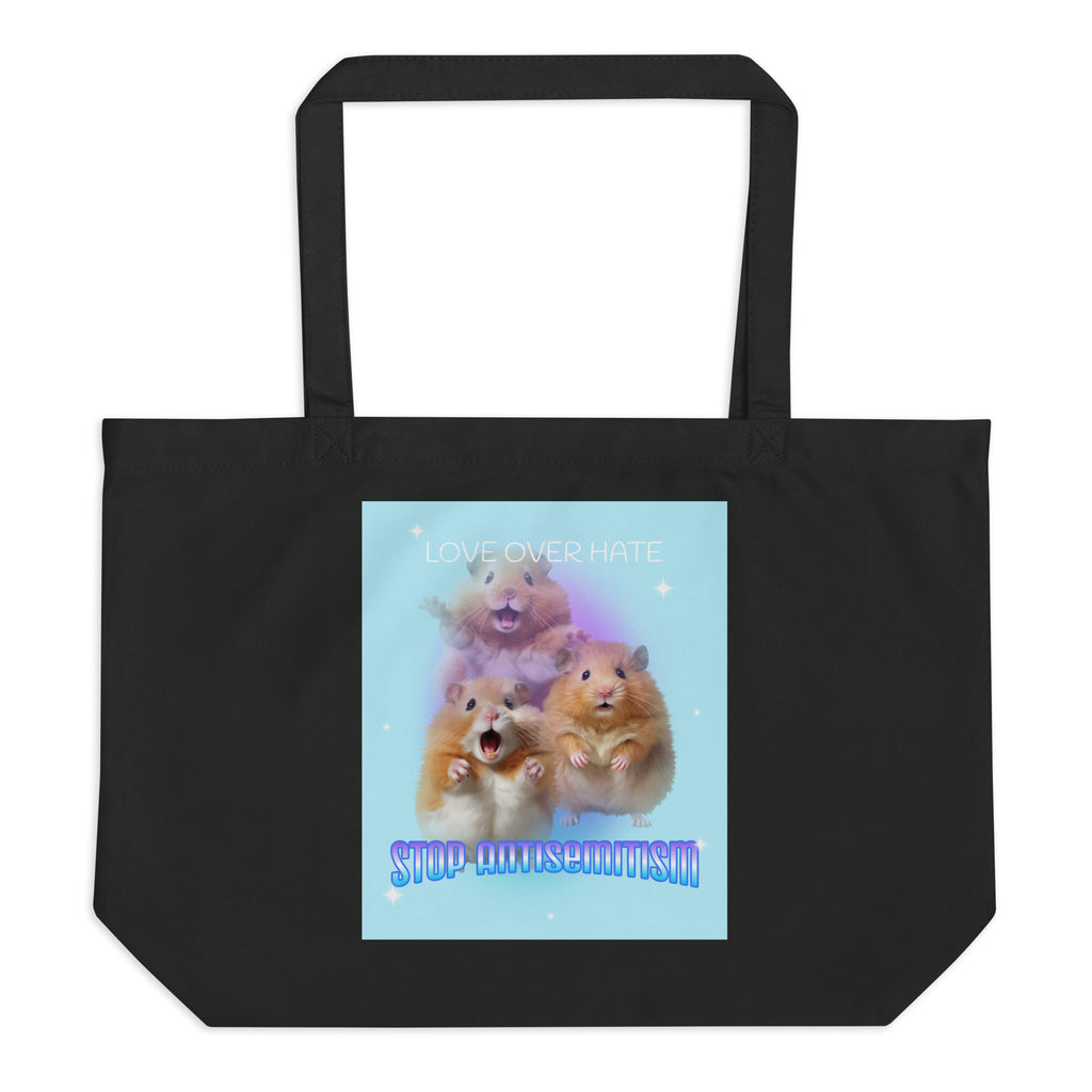 Funny Animals | Antisemitism | Large Organic Tote Bag