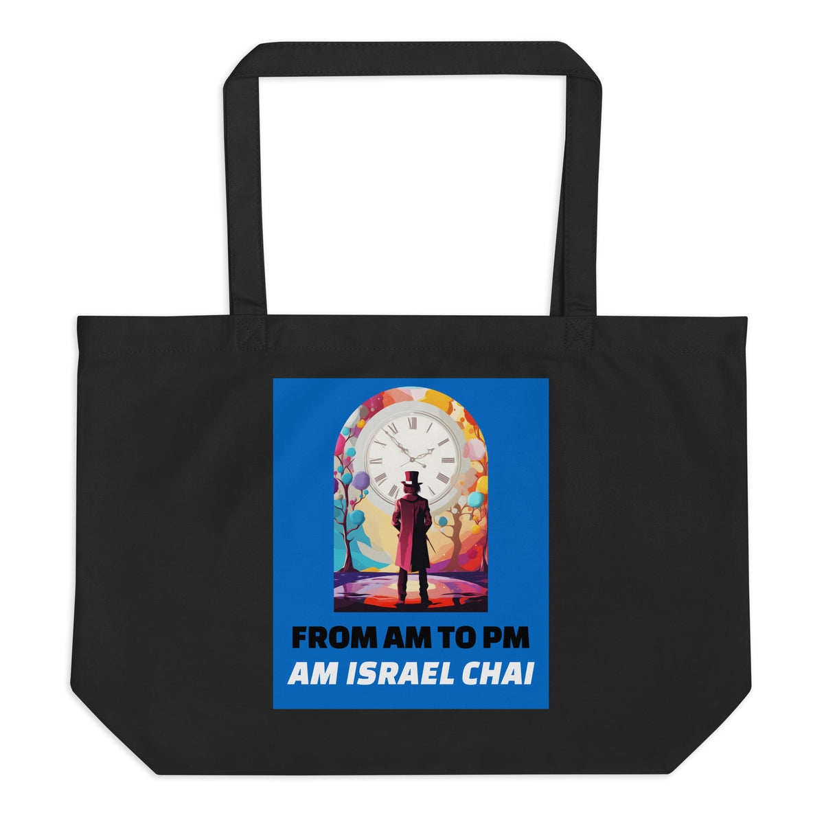 AM To PM | Large Organic Tote Bag Jouparty