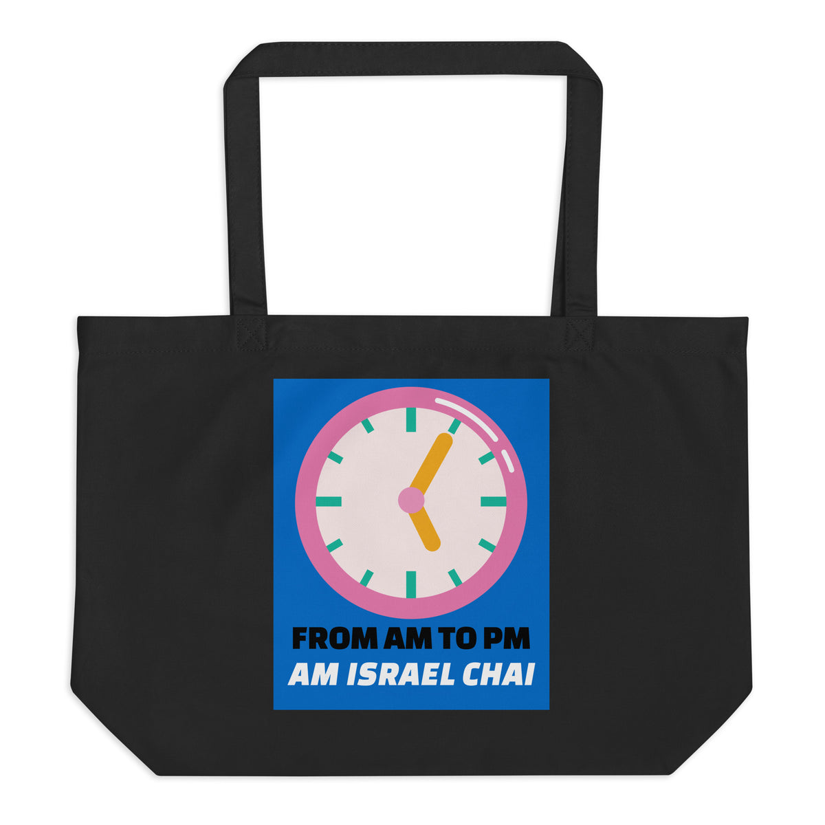 AM To PM | Large Organic Tote Bag Jouparty