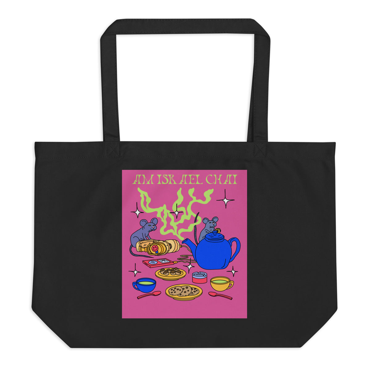 AM To PM | Large Organic Tote Bag Jouparty