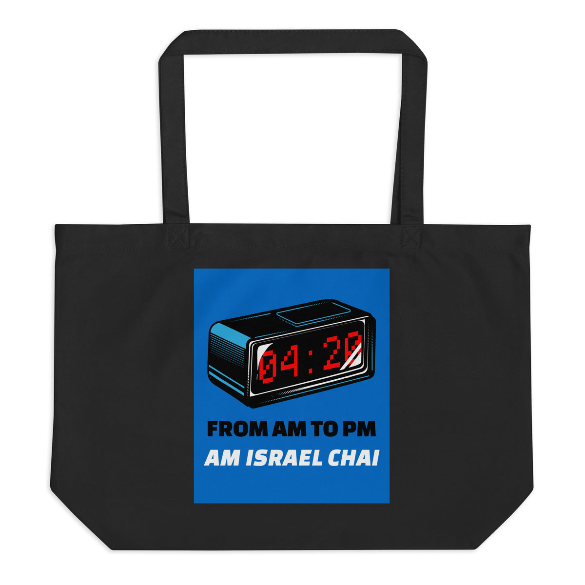 AM To PM | Large Organic Tote Bag Jouparty