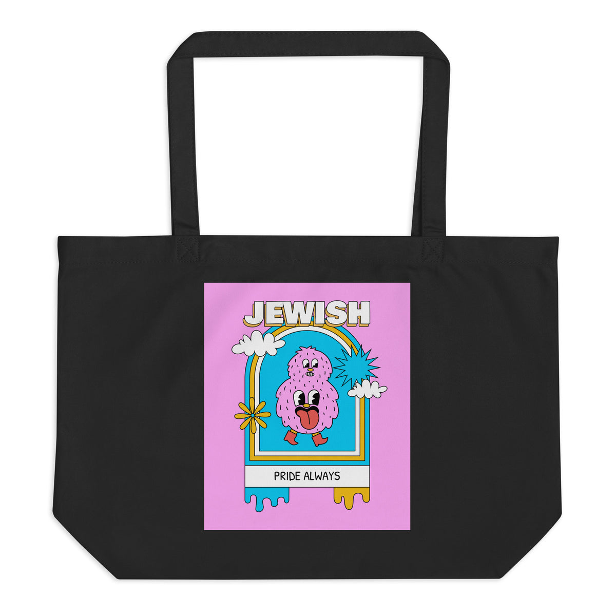 All In For Jews | Large Organic Tote Bag Jouparty