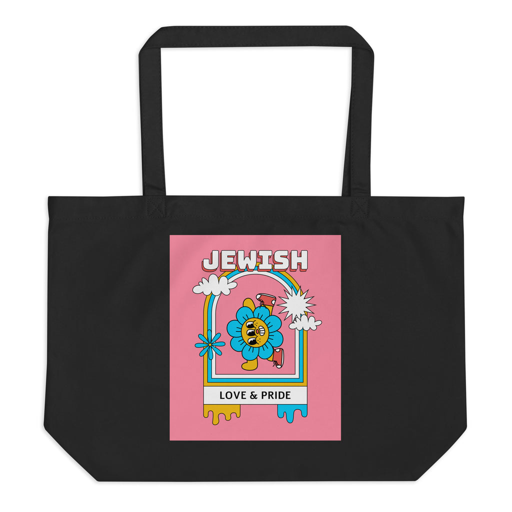 All In For Jews | Large Organic Tote Bag Jouparty