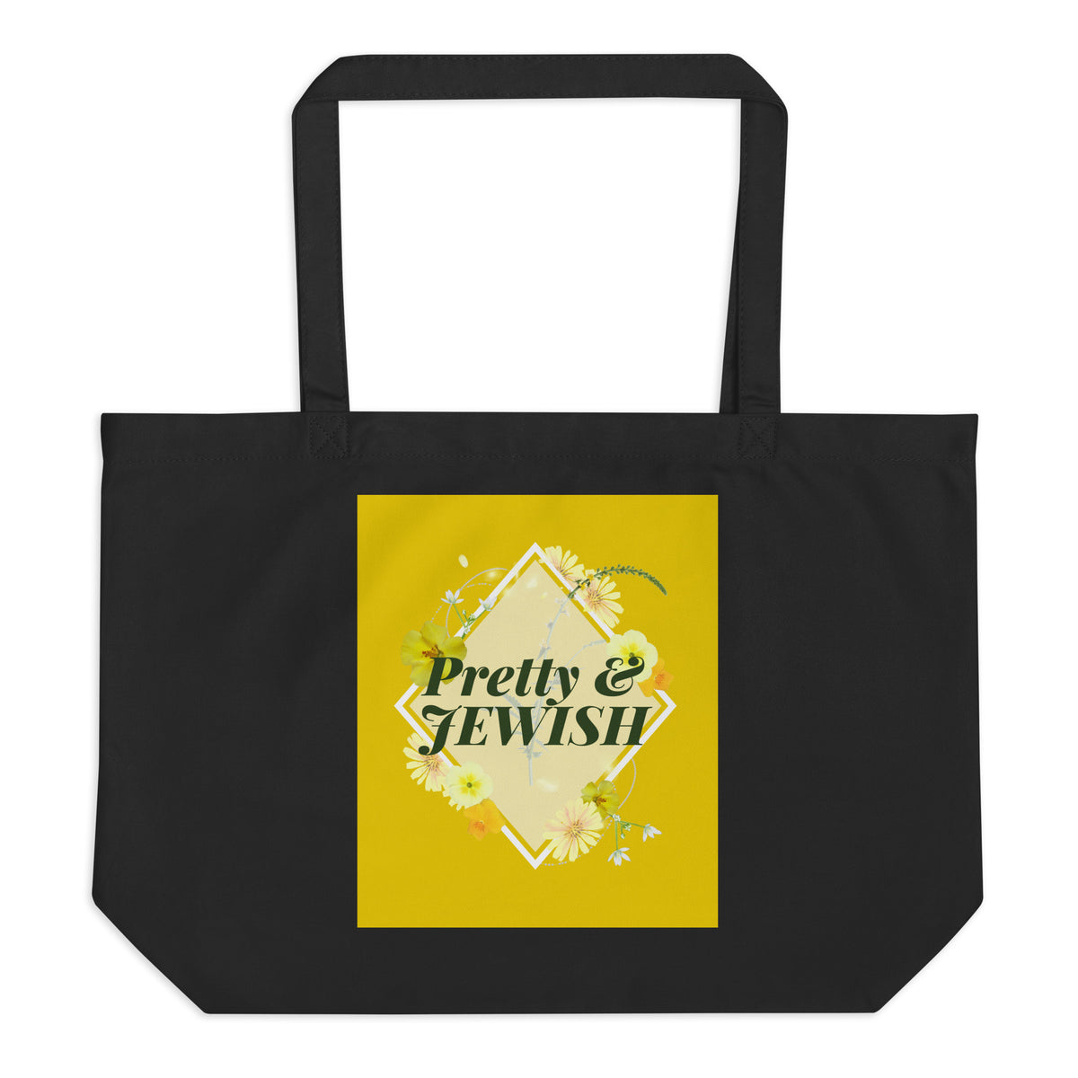 All In For Jews | Large Organic Tote Bag Jouparty