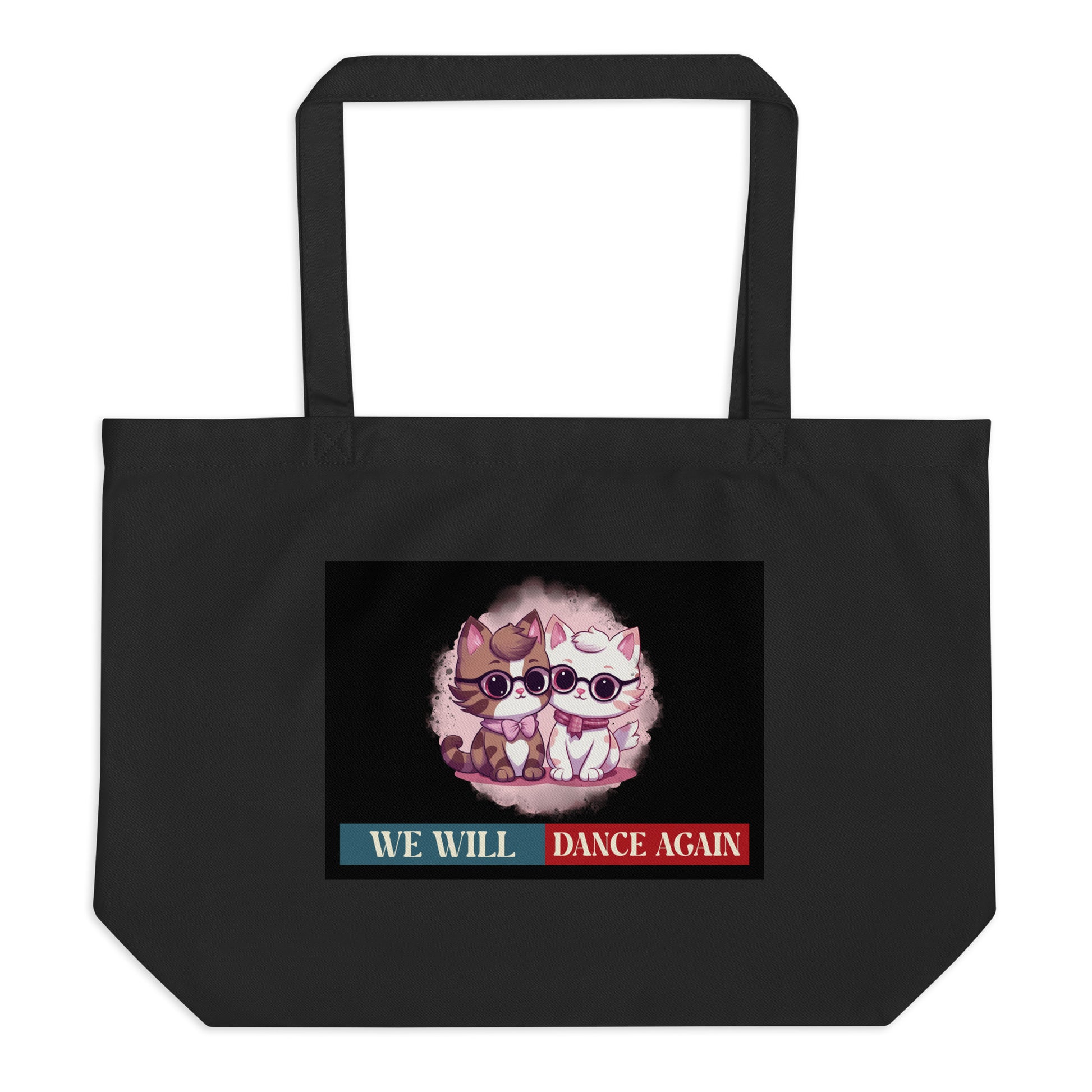We Will Dance Again | Retro Edition | Large Organic Tote Bag