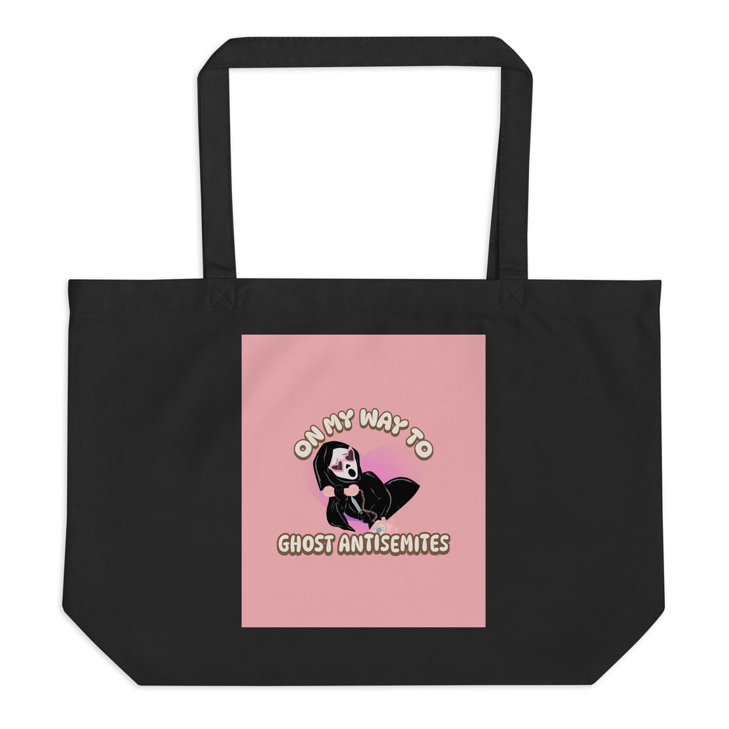 Ghost Antisemites | Large Organic Tote Bag Jouparty