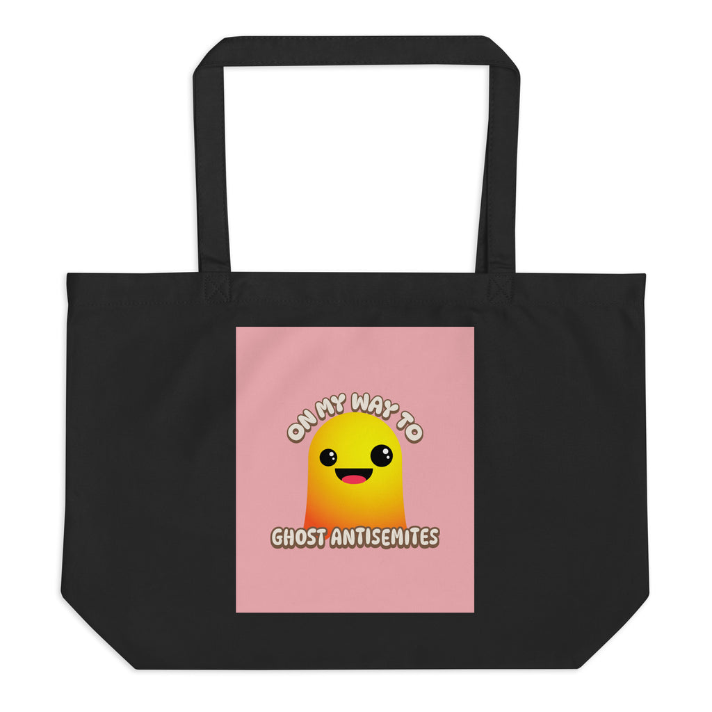 Ghost Antisemites | Large Organic Tote Bag Jouparty