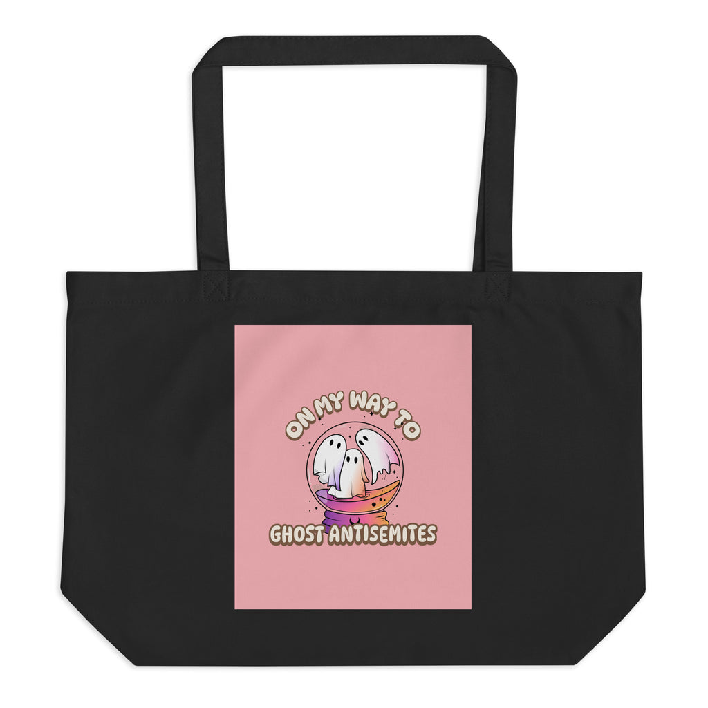 Ghost Antisemites | Large Organic Tote Bag Jouparty