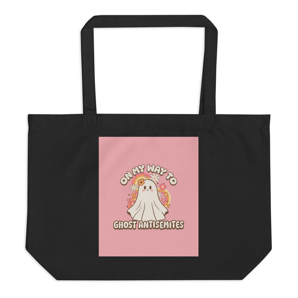 Ghost Antisemites | Large Organic Tote Bag
