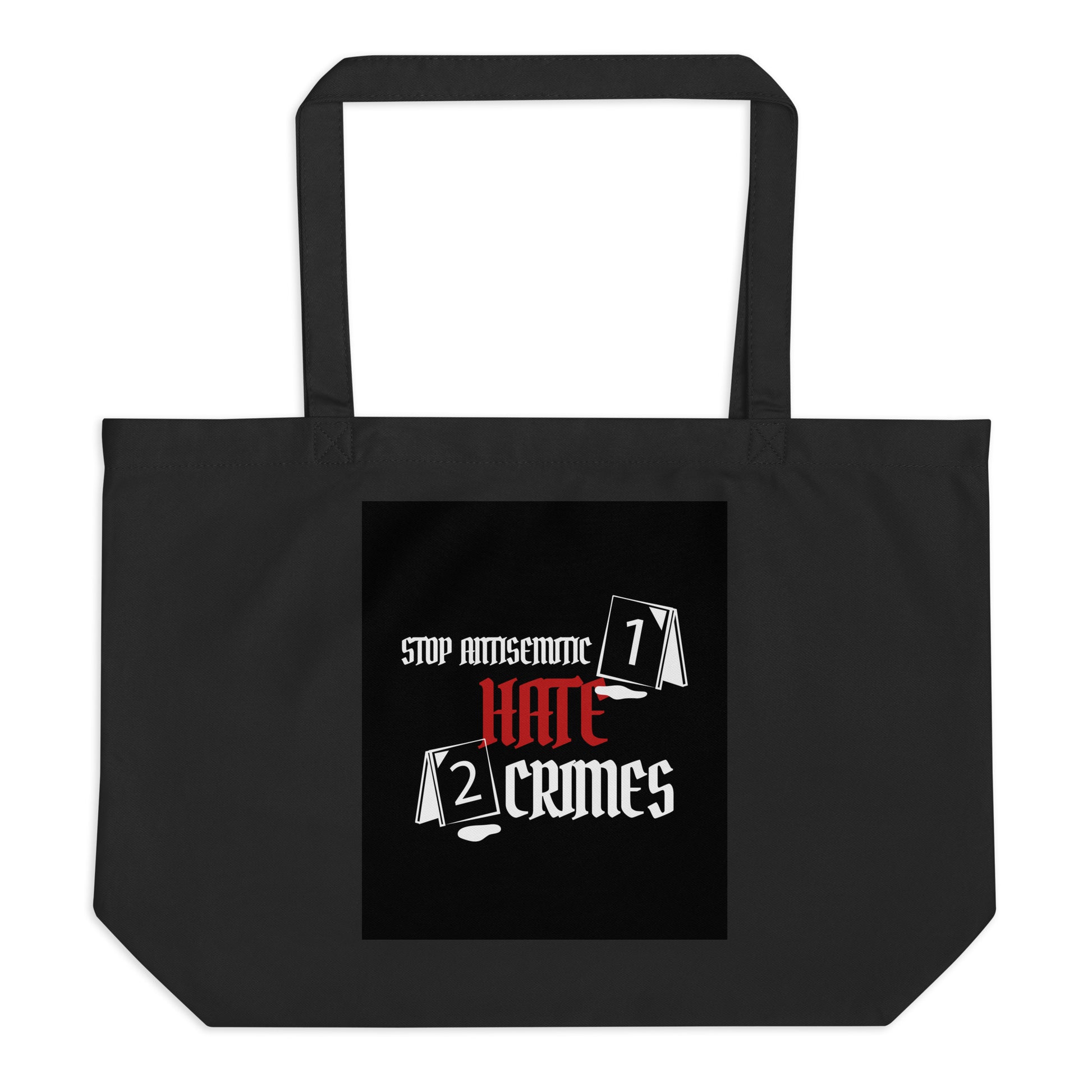 Antisemitic Hate Crimes | Large Organic Tote Bag