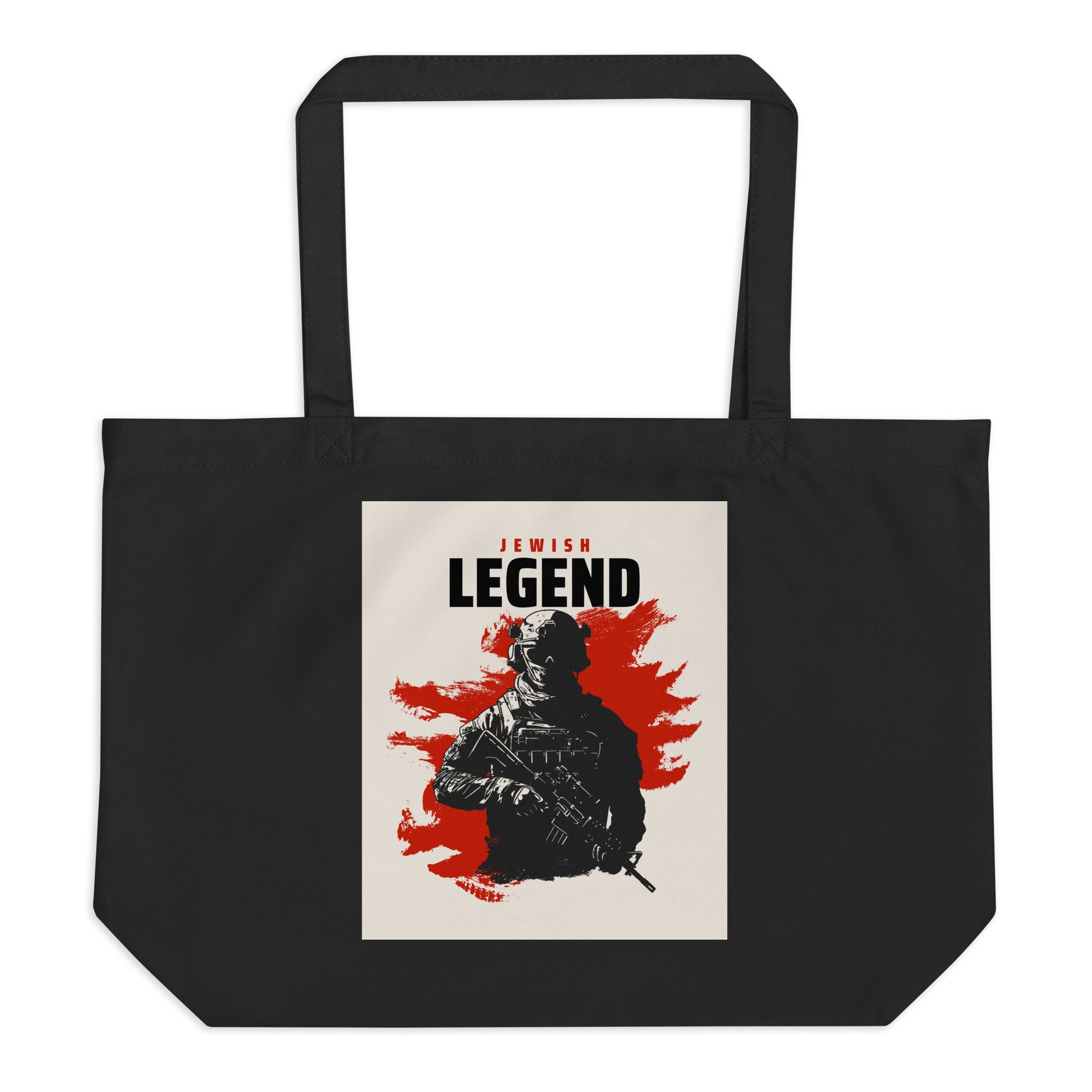 Jewish Legend | Large Organic Tote Bag