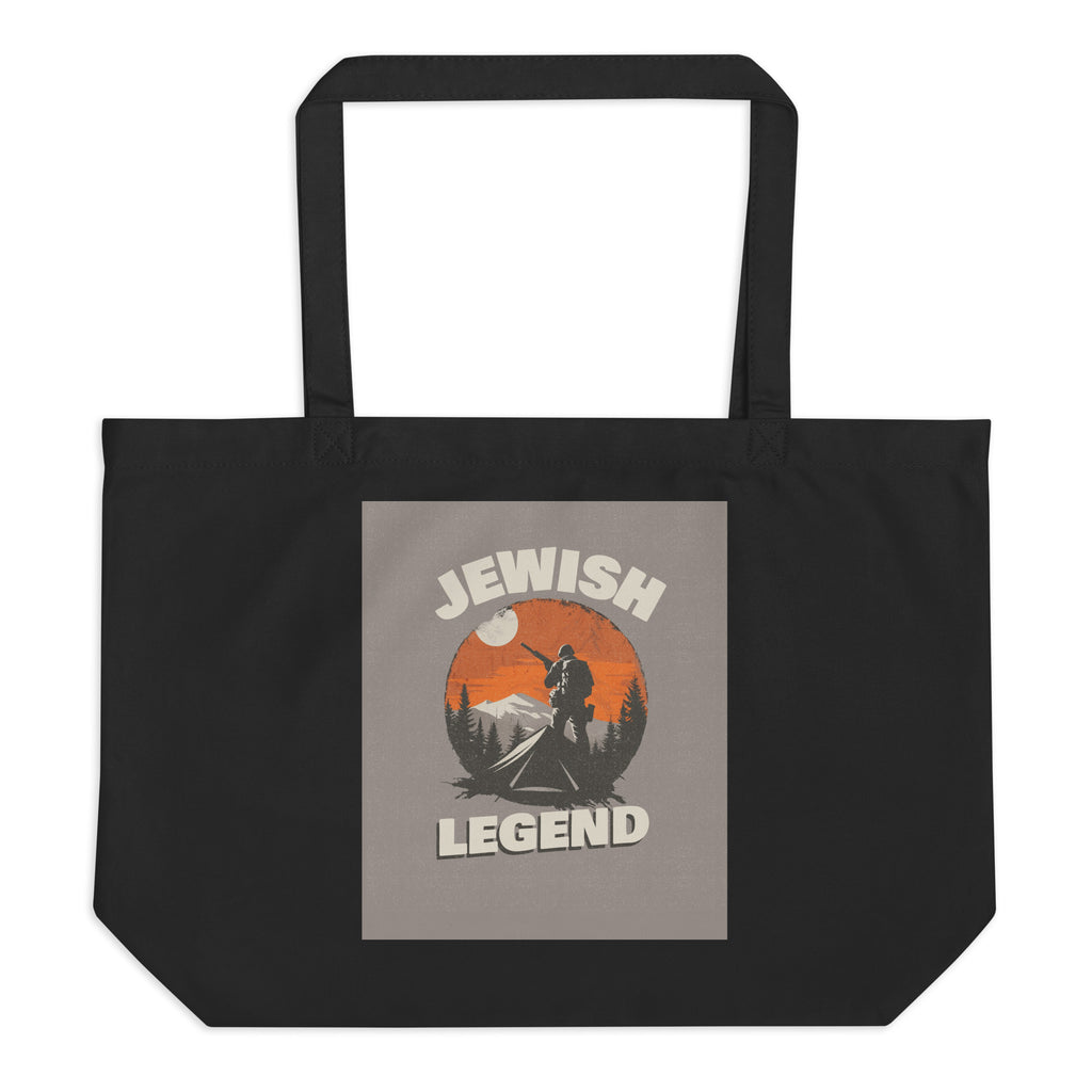 Jewish Legend | Large Organic Tote Bag