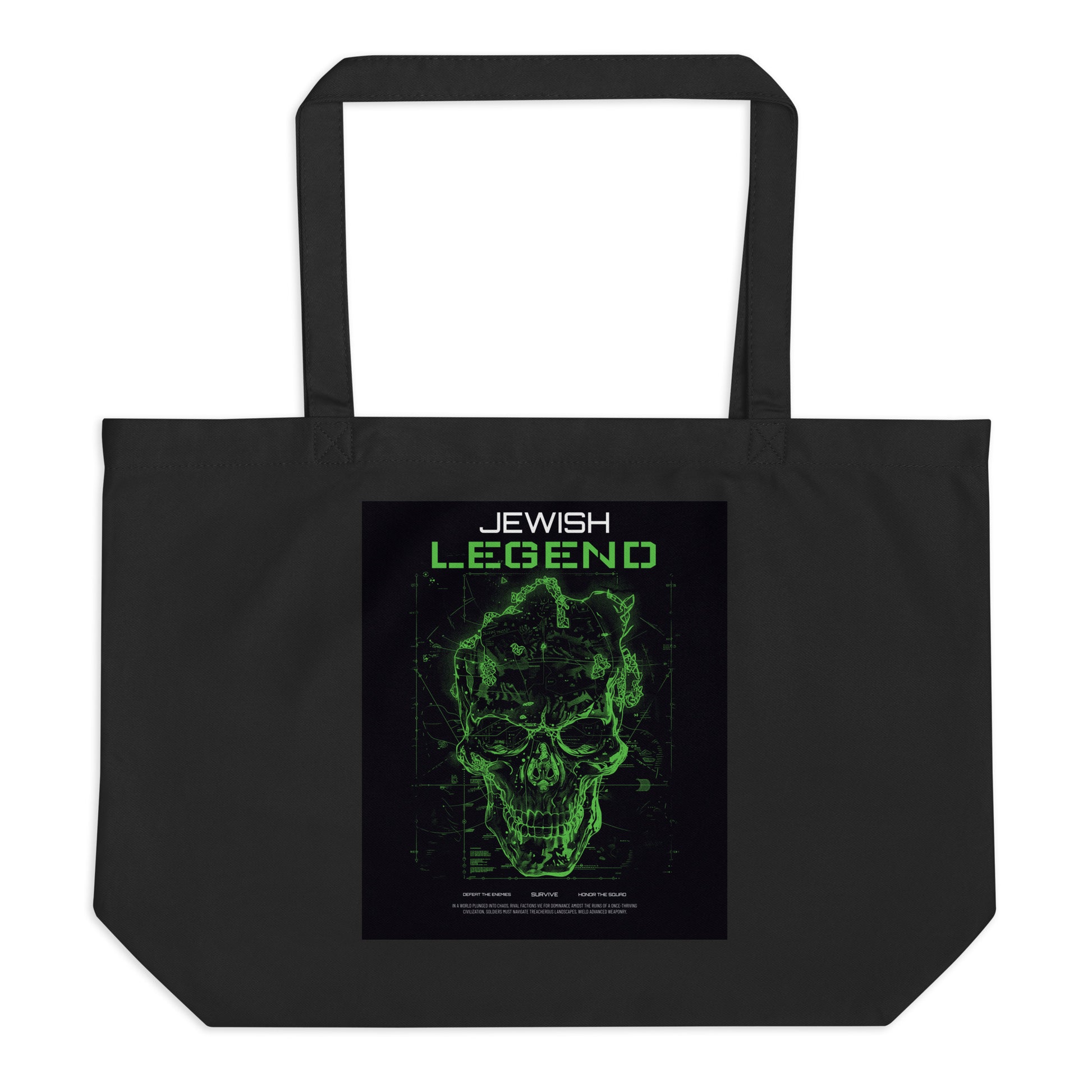 Jewish Legend | Large Organic Tote Bag