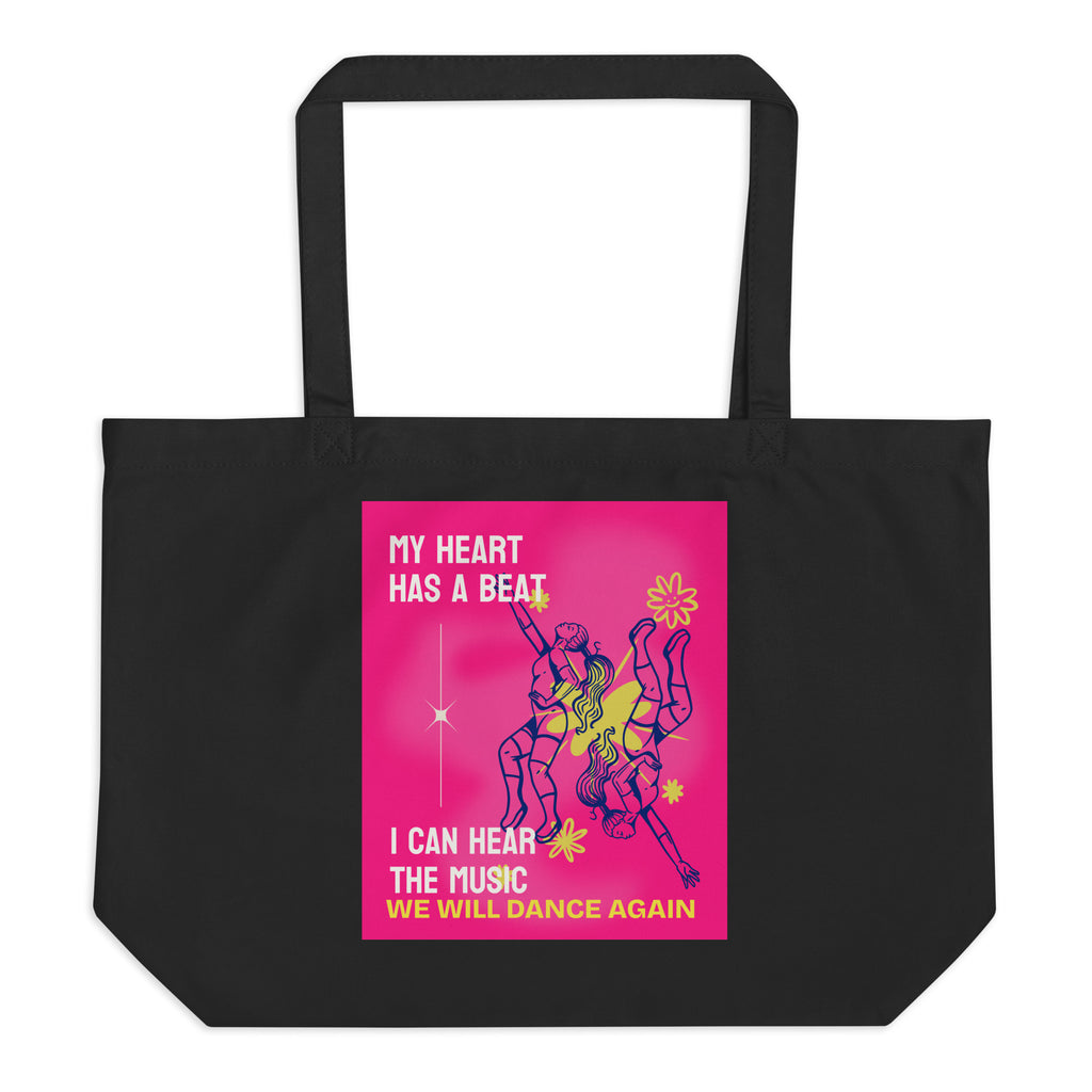 We will Dance Again Party | Large Organic Tote Bag