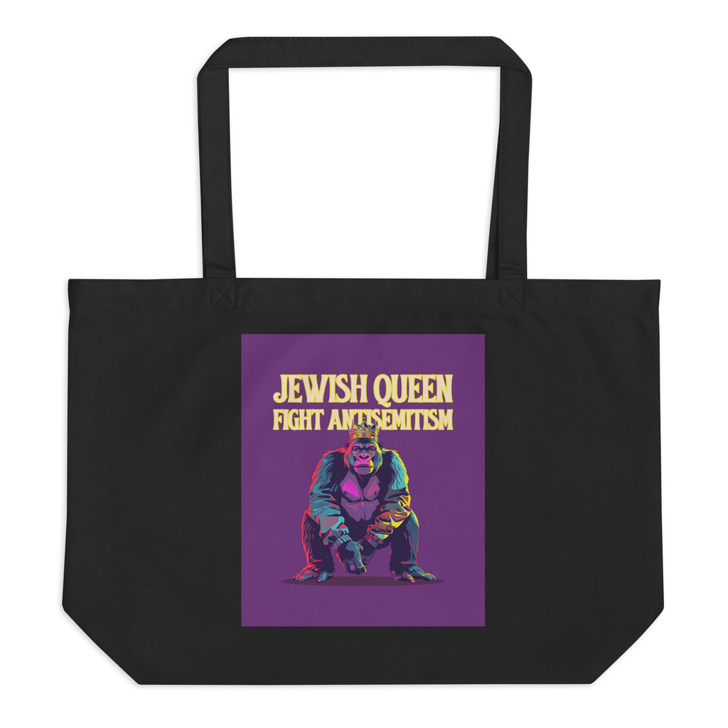 Battle Antisemitism | Large Organic Tote Bag