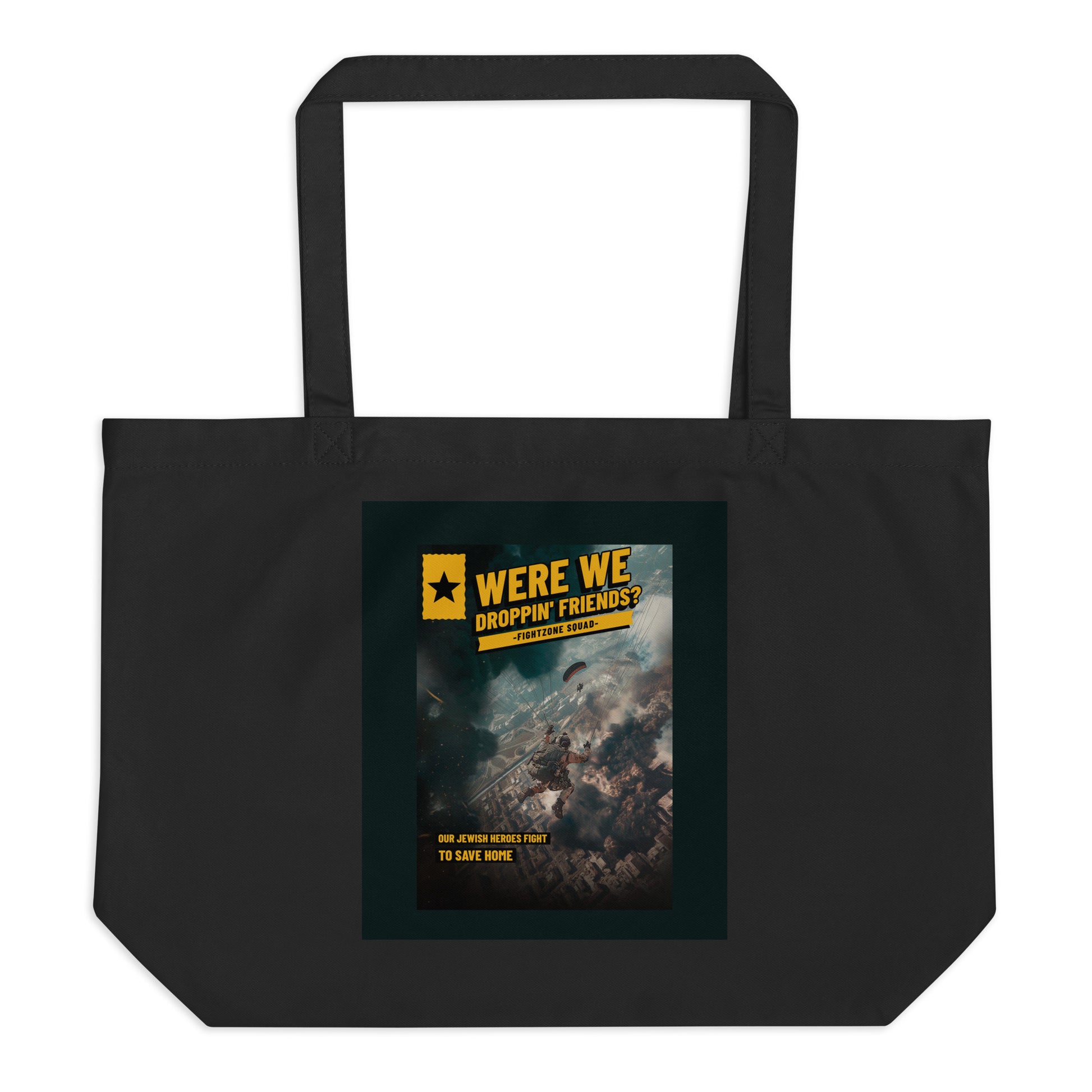 Battle Antisemitism | Large Organic Tote Bag
