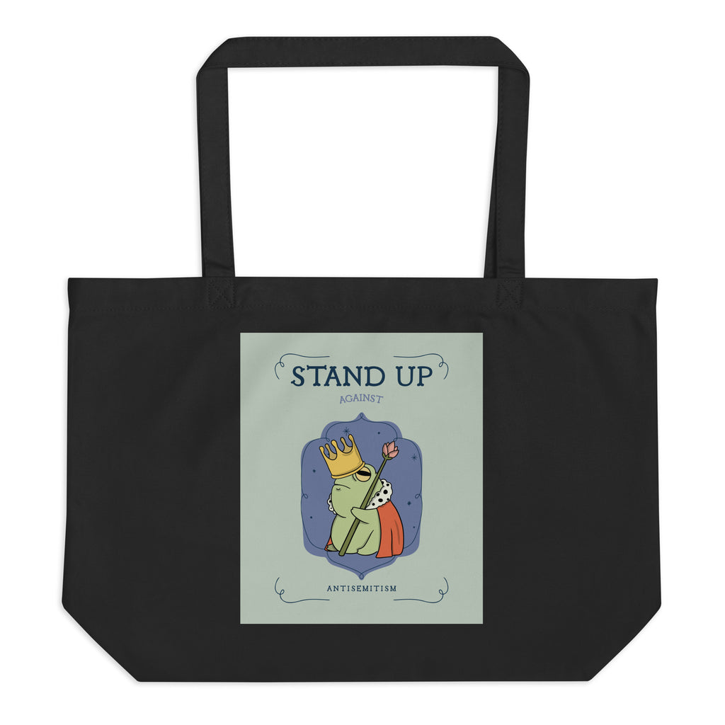 Cute Friend | Antisemitism | Large Organic Tote Bag
