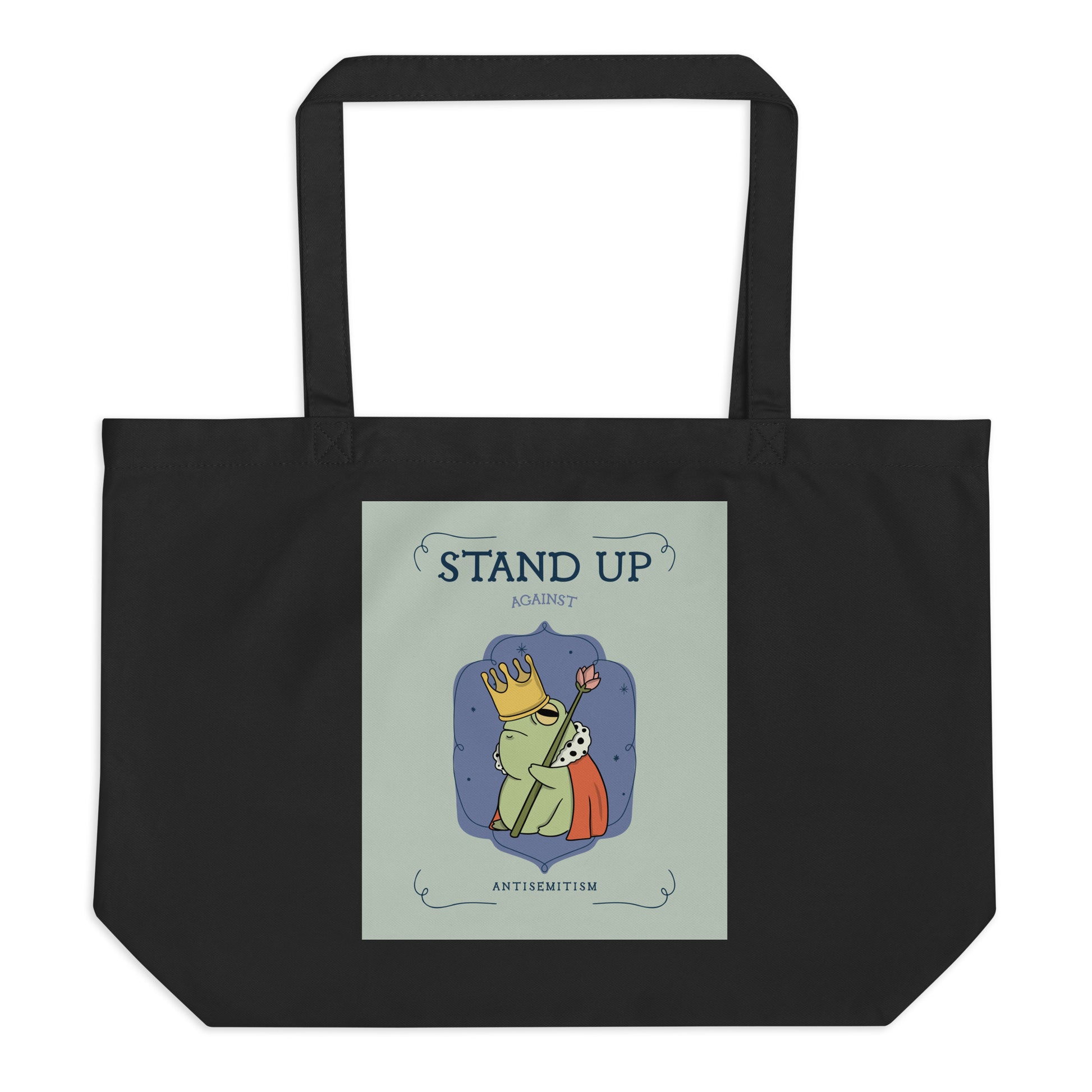Cute Friend | Antisemitism | Large Organic Tote Bag