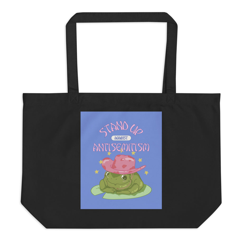 Cute Friend | Antisemitism | Large Organic Tote Bag