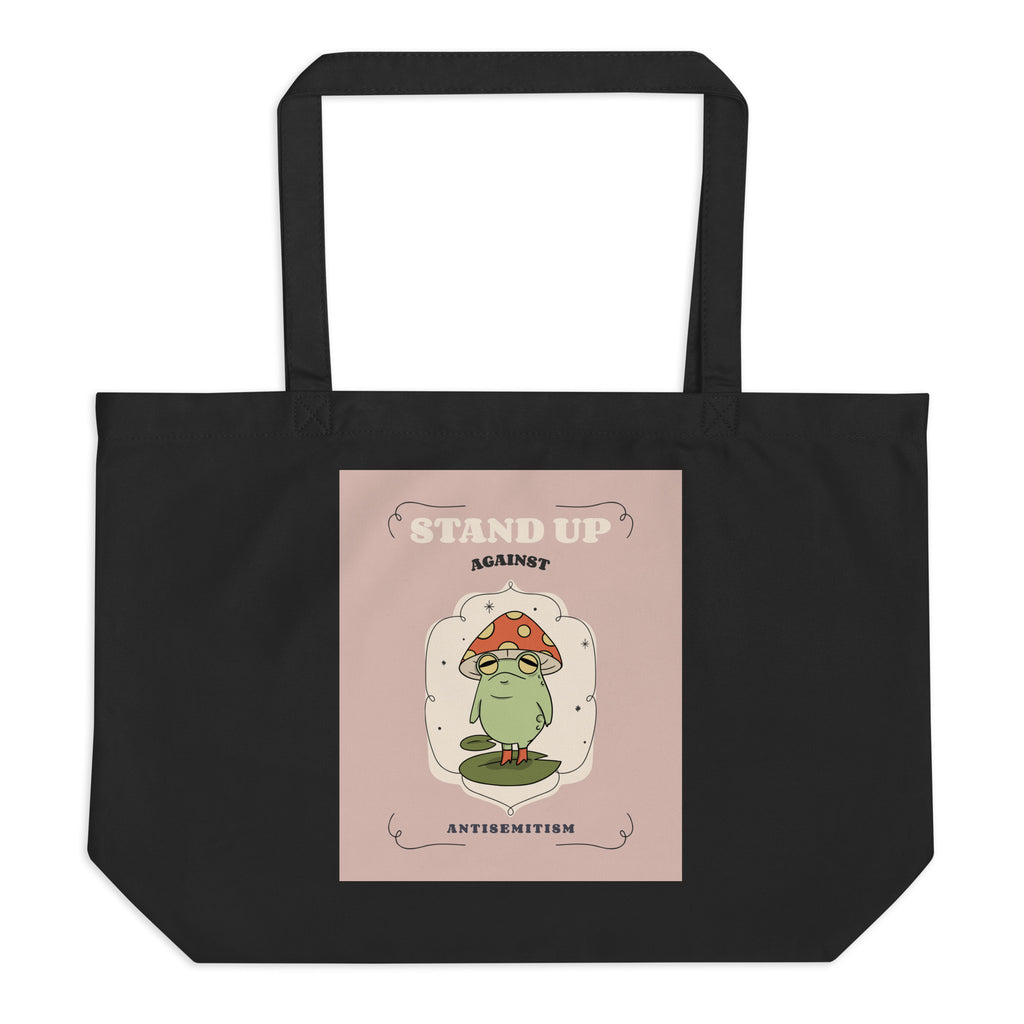 Cute Friend | Antisemitism | Large Organic Tote Bag
