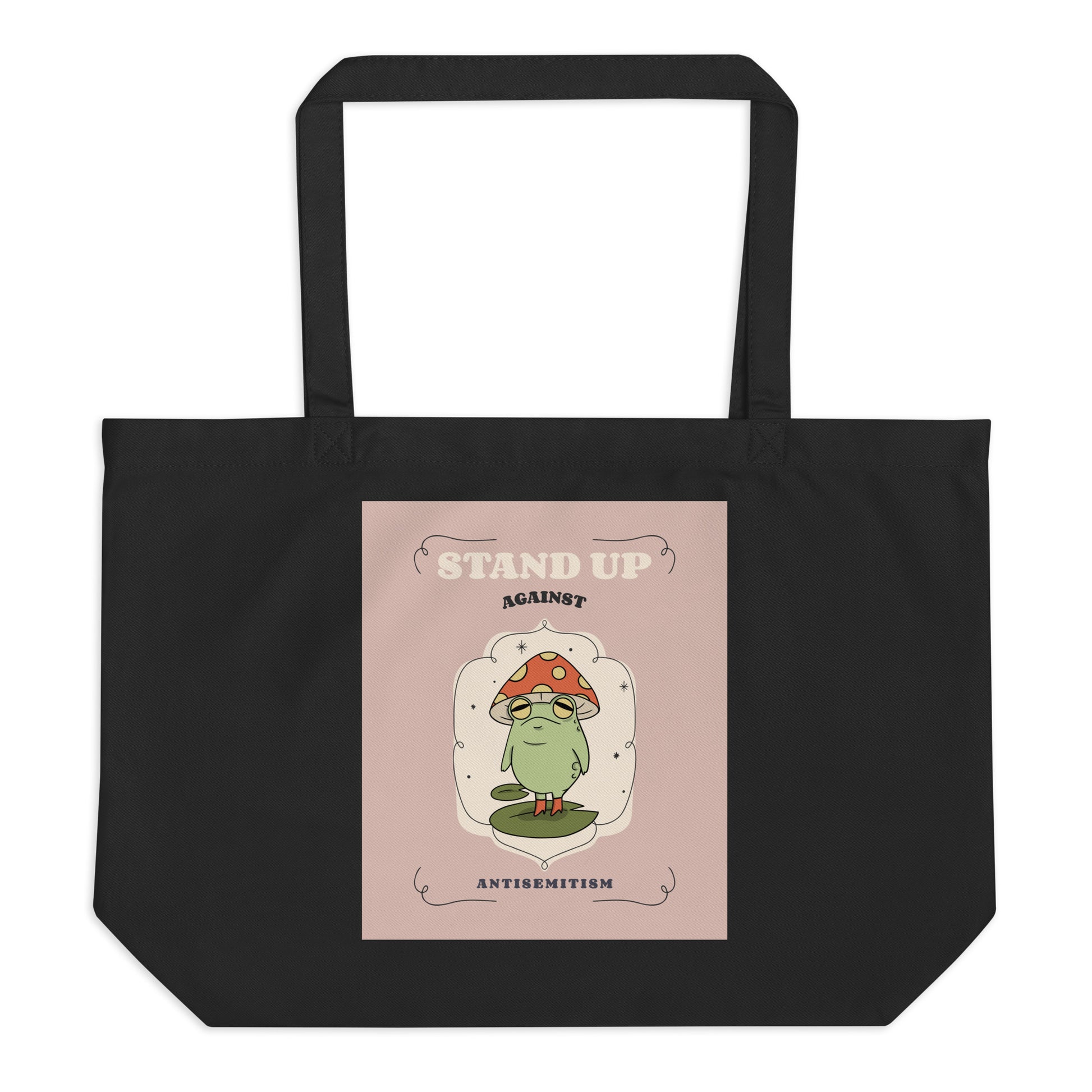 Cute Friend | Antisemitism | Large Organic Tote Bag