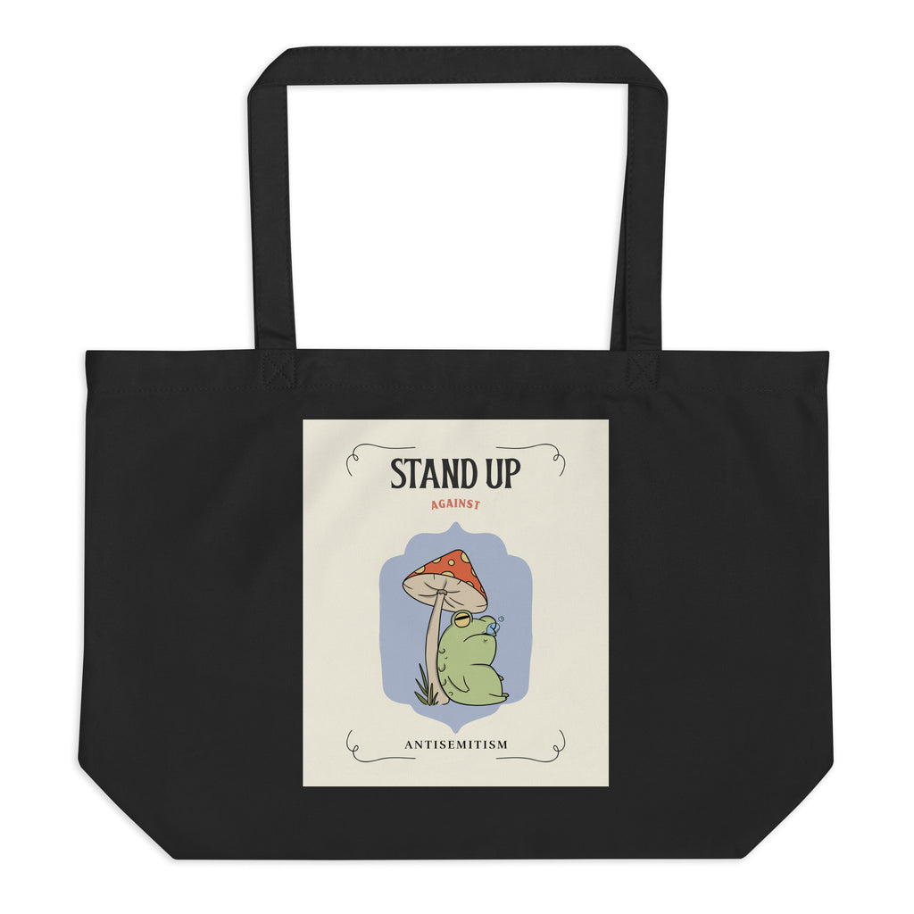 Cute Friend | Antisemitism | Large Organic Tote Bag