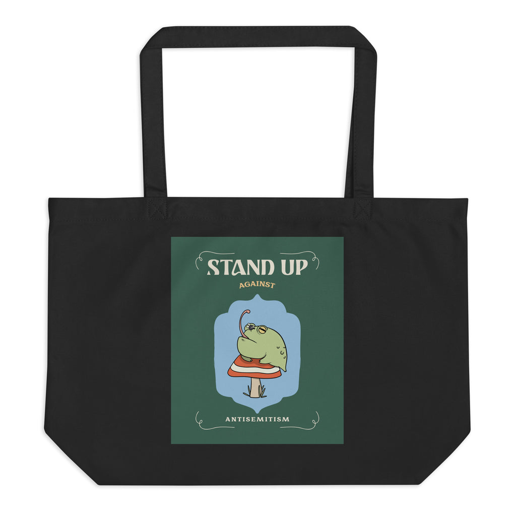 Cute Friend | Antisemitism | Large Organic Tote Bag
